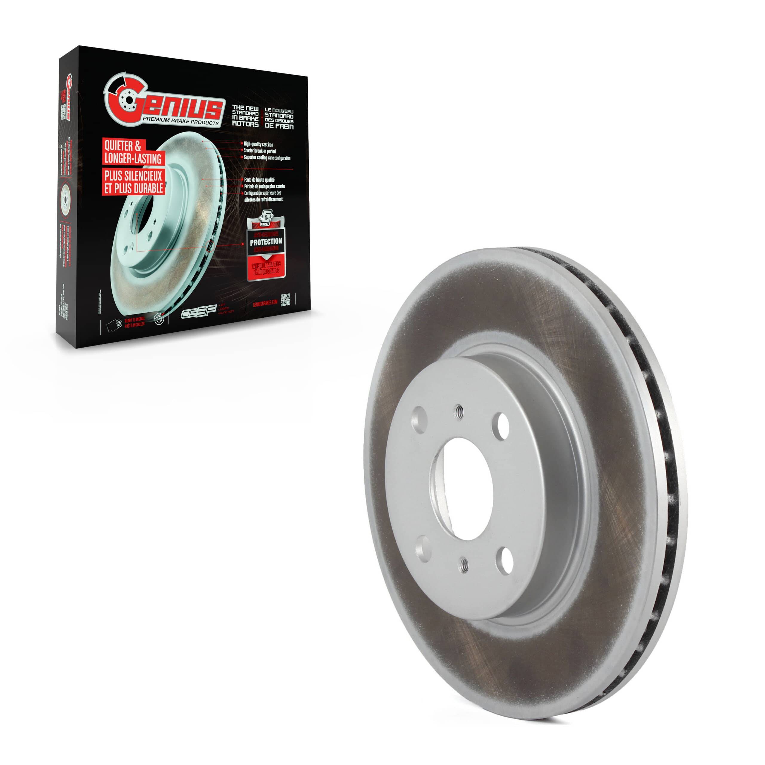 Genius - GCR-96354 - Front Disc Brake Rotor