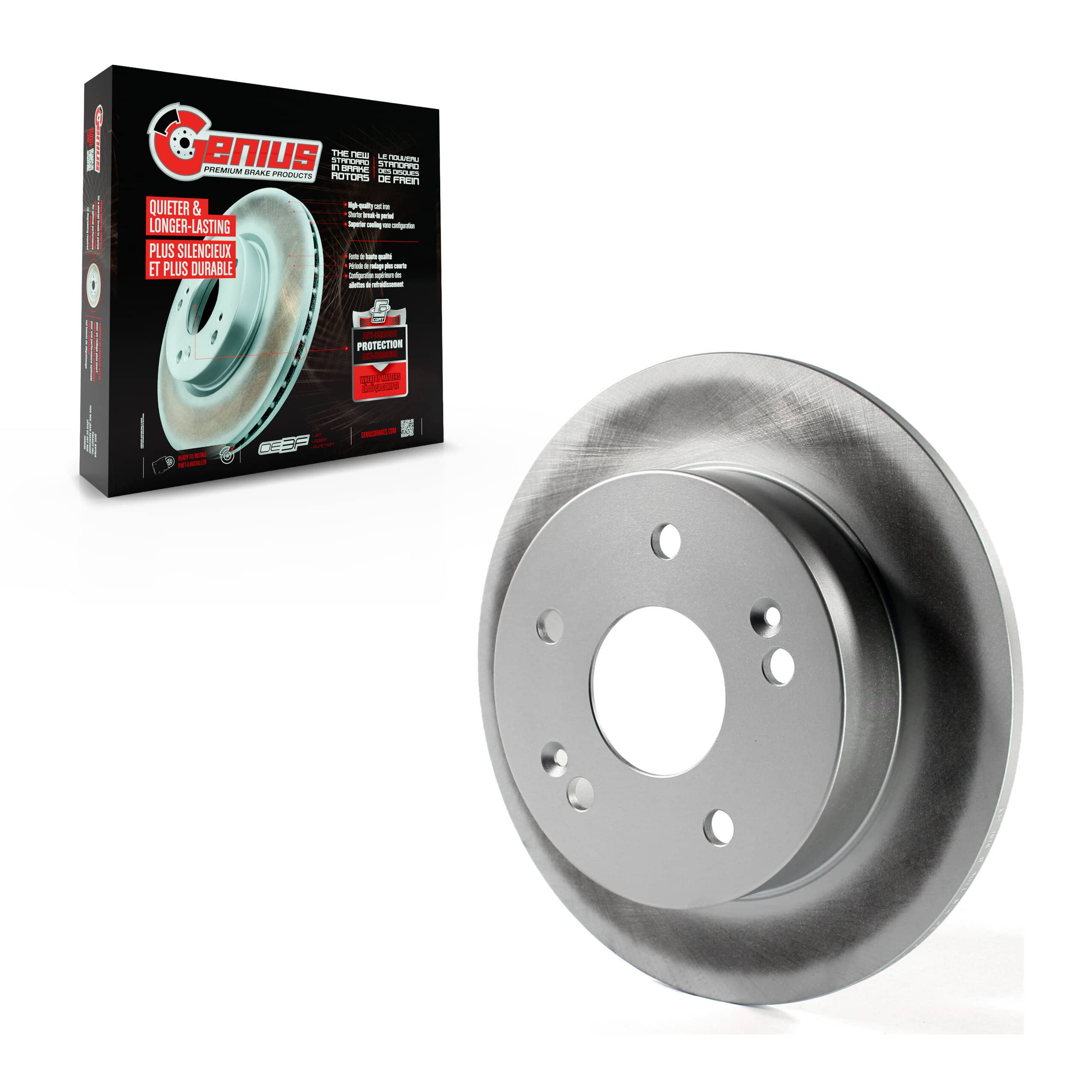 Genius - GCR-96710 - Rear Disc Brake Rotor