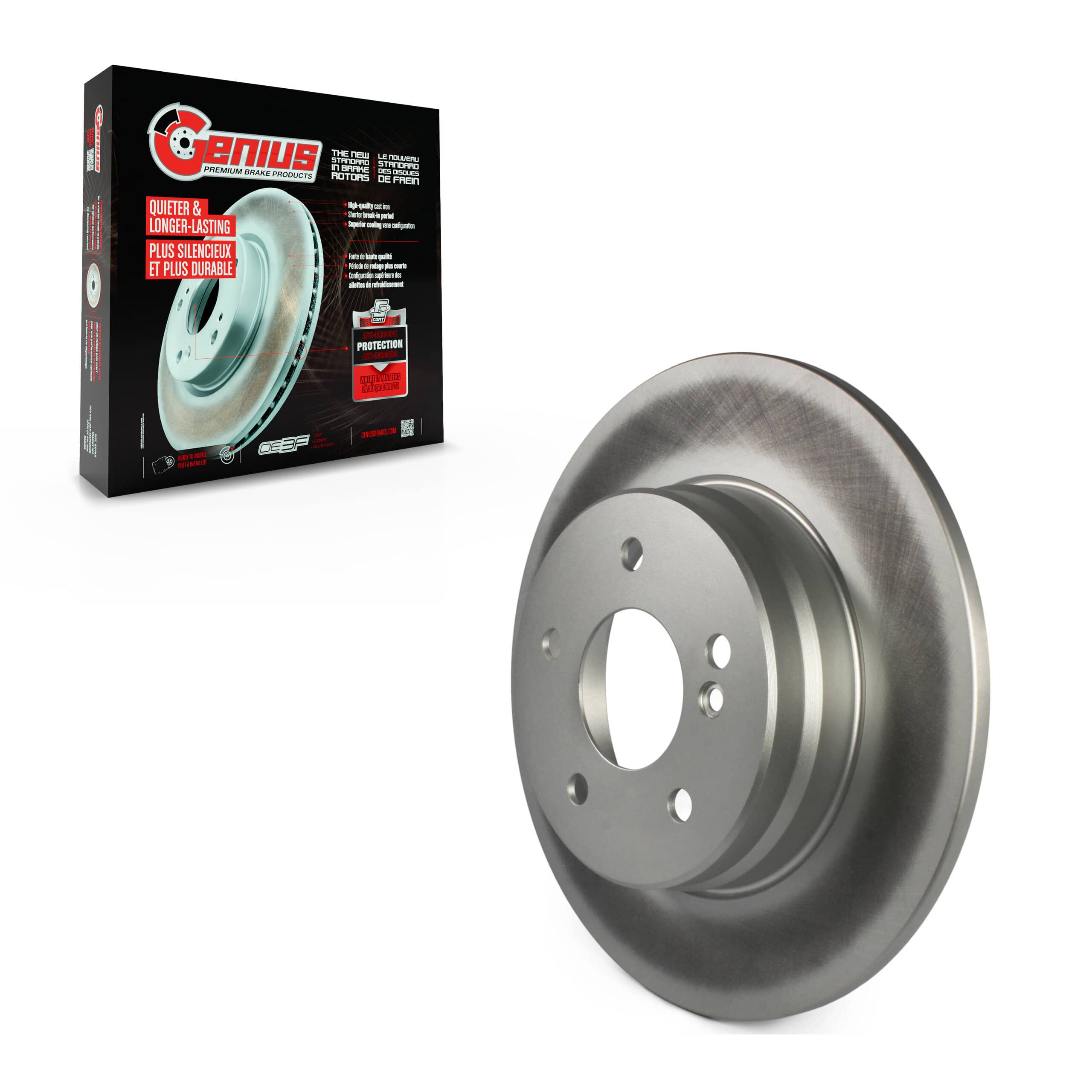Genius - GCR-96762 - Rear Disc Brake Rotor
