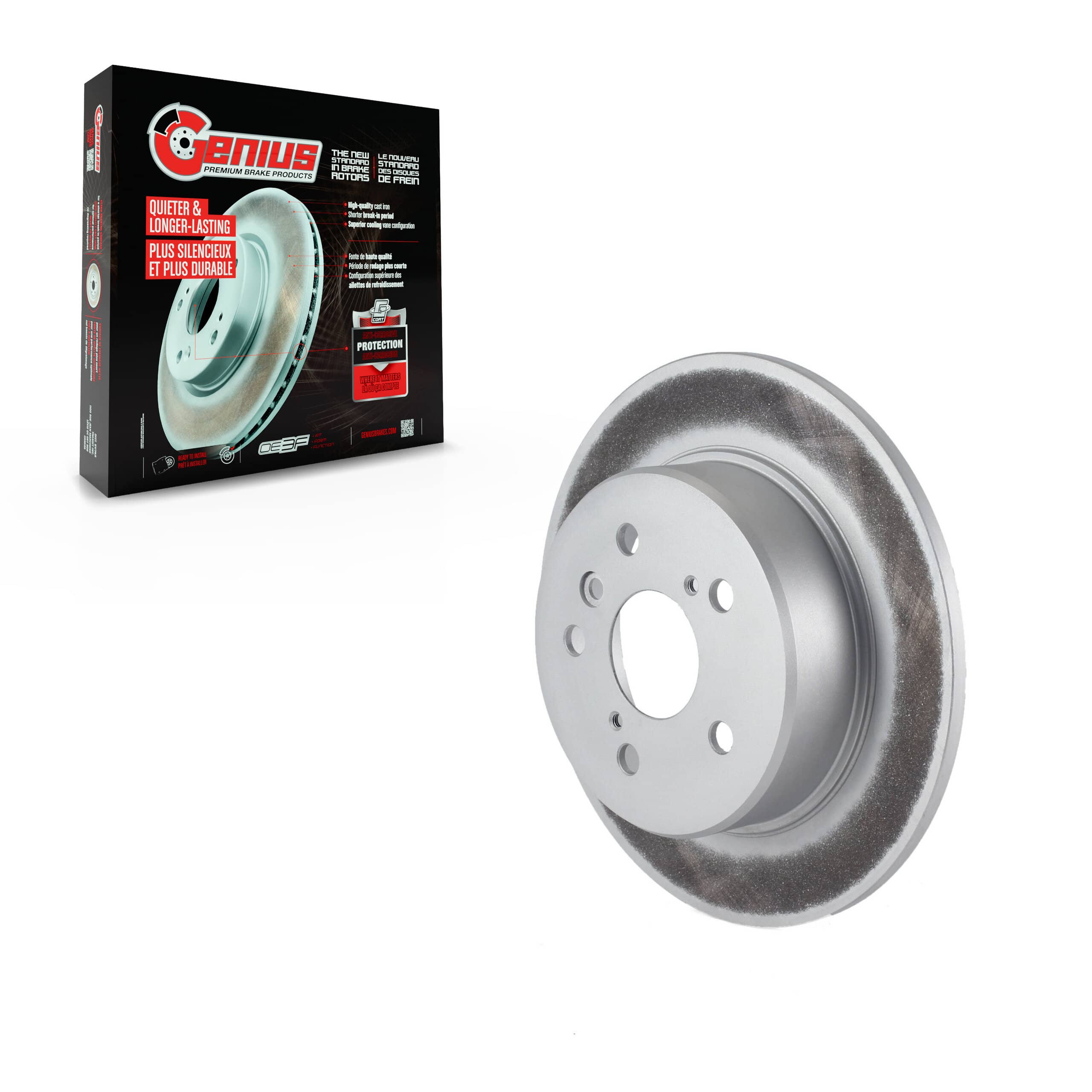 Genius - GCR-96819 - Rear Disc Brake Rotor
