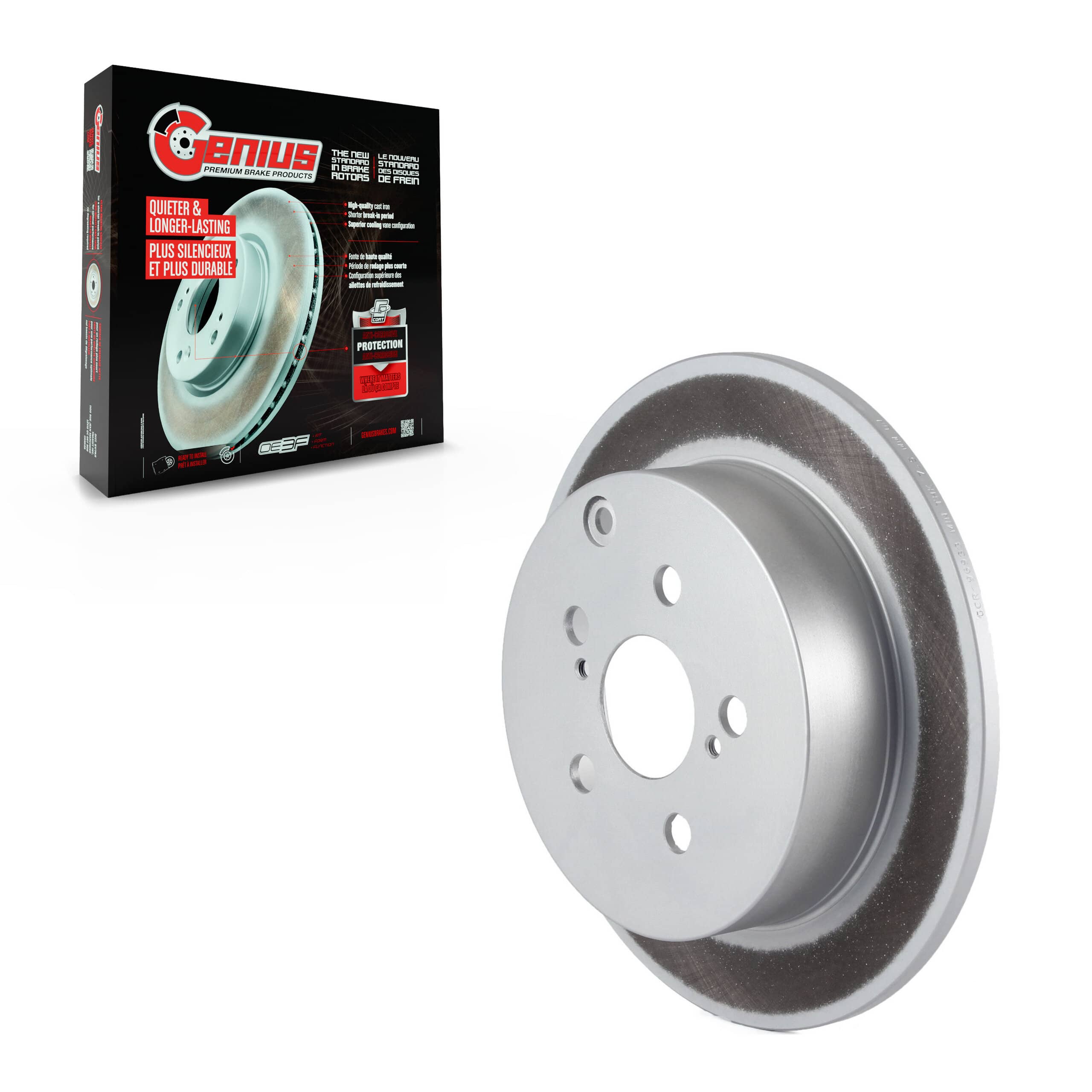 Genius - GCR-96933 - Rear Disc Brake Rotor