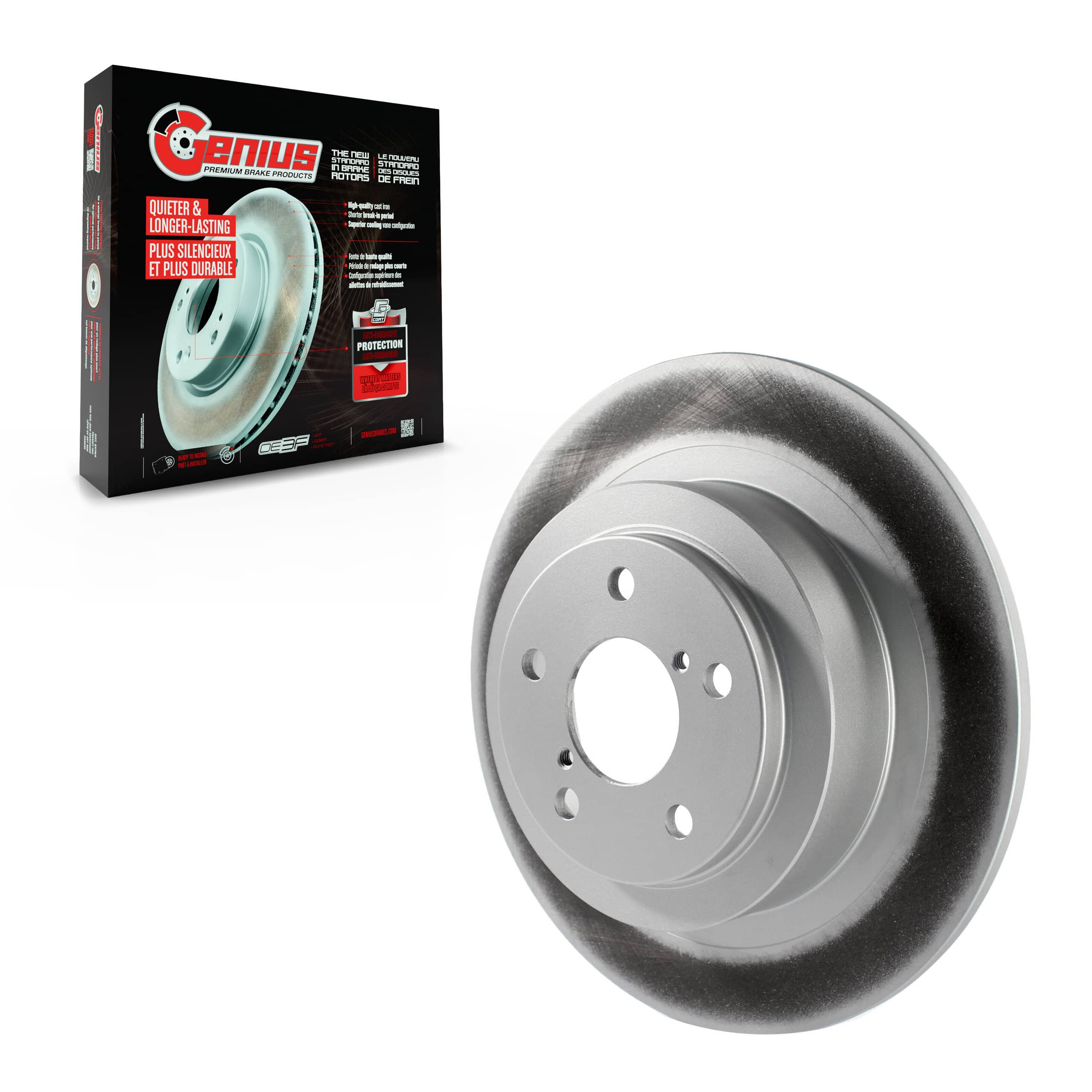 Genius - GCR-96937 - Rear Disc Brake Rotor