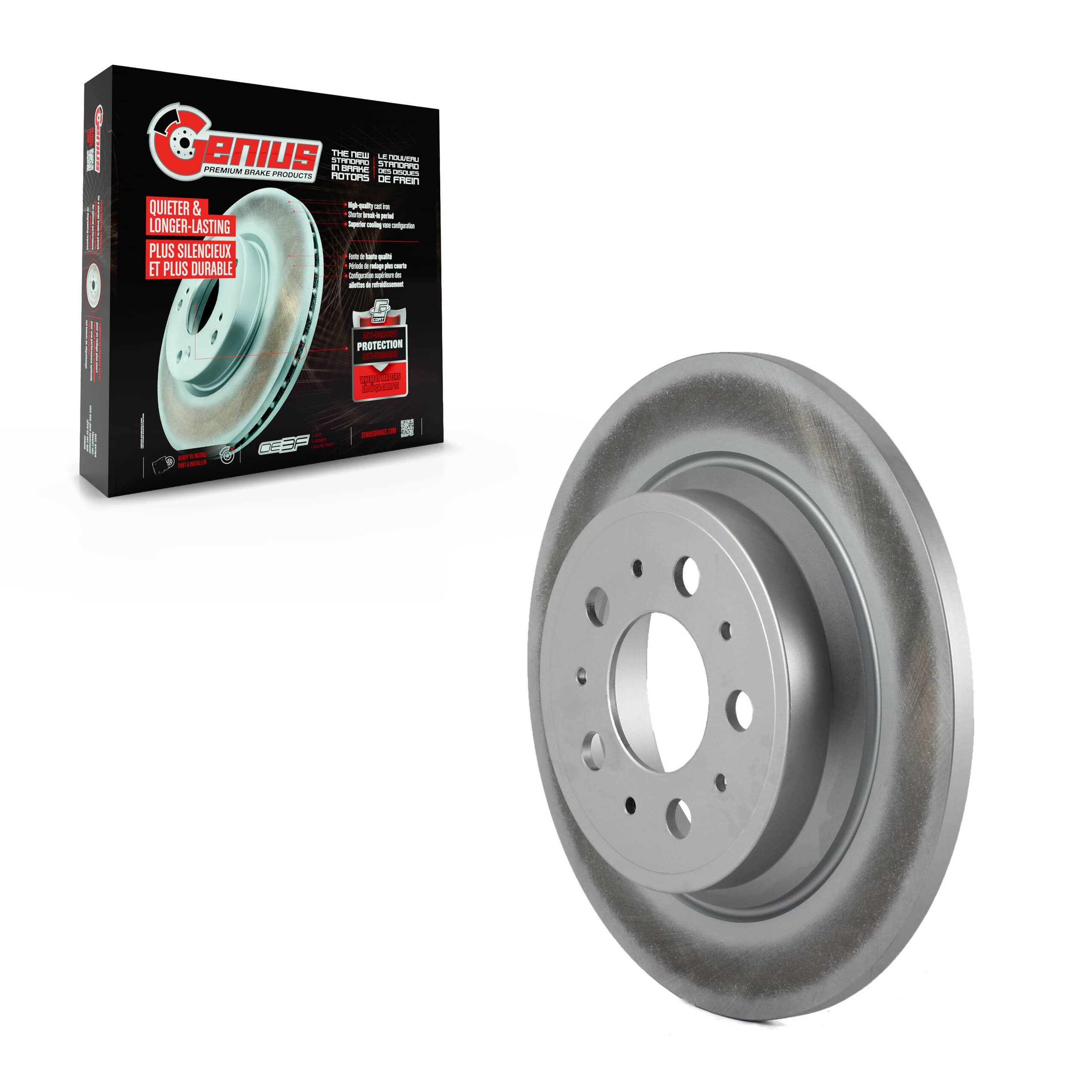 Genius - GCR-980045 - Rear Disc Brake Rotor