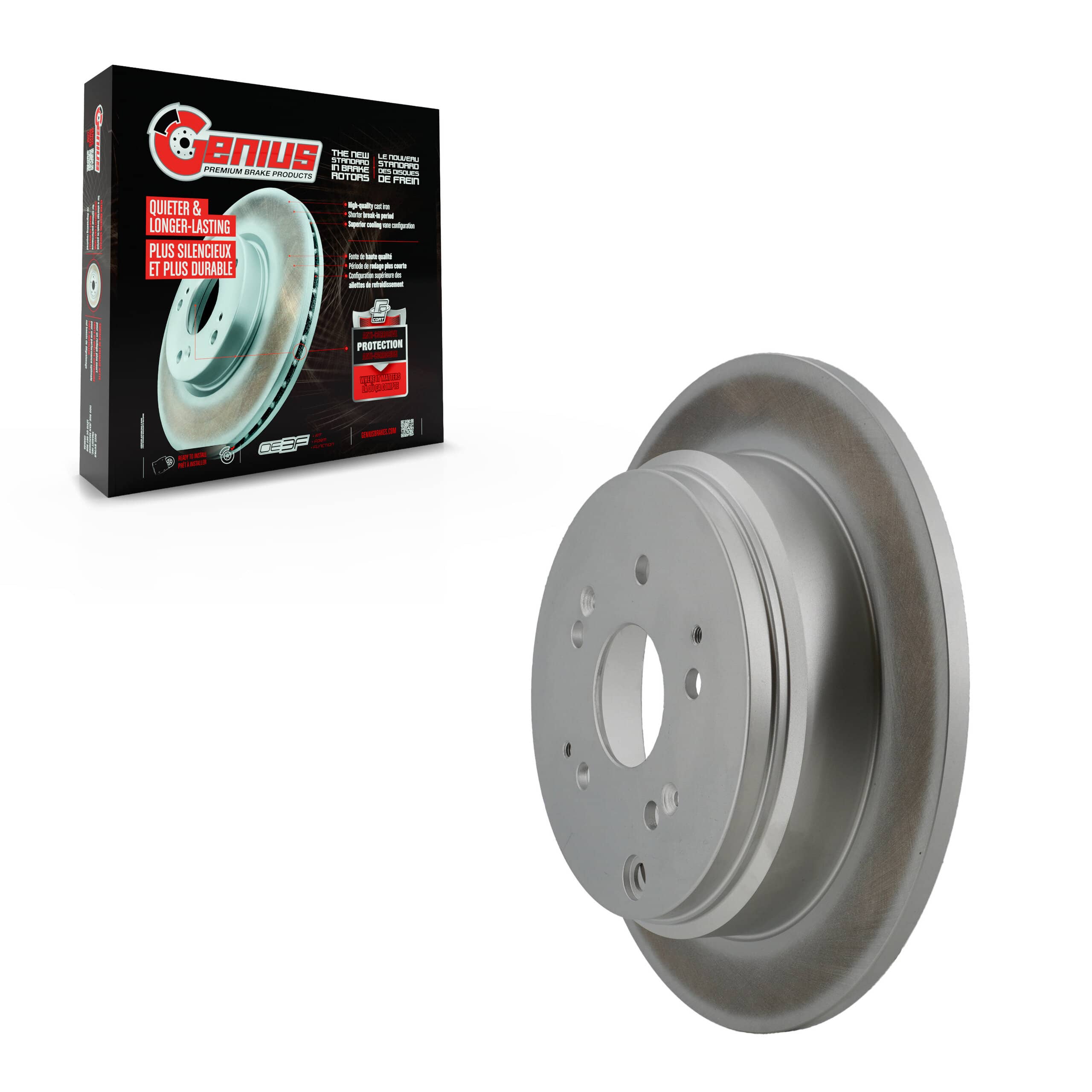 Genius - GCR-980088 - Rear Disc Brake Rotor