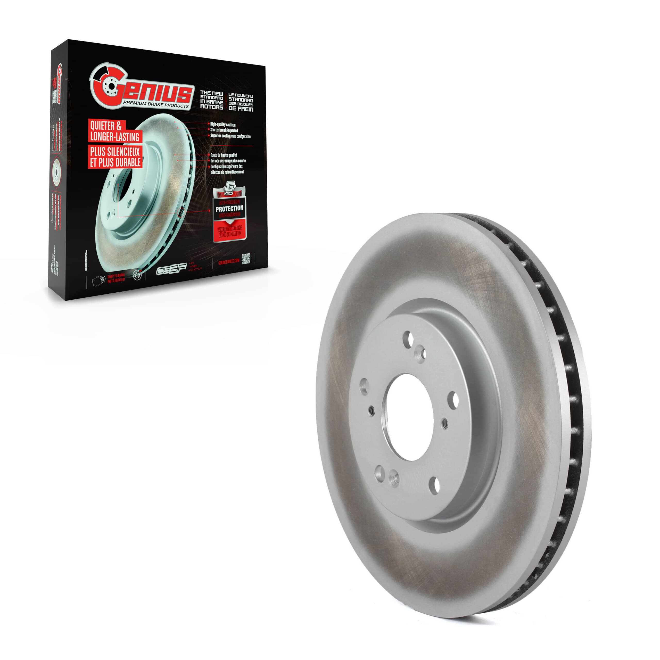 Genius - GCR-980220 - Front Disc Brake Rotor