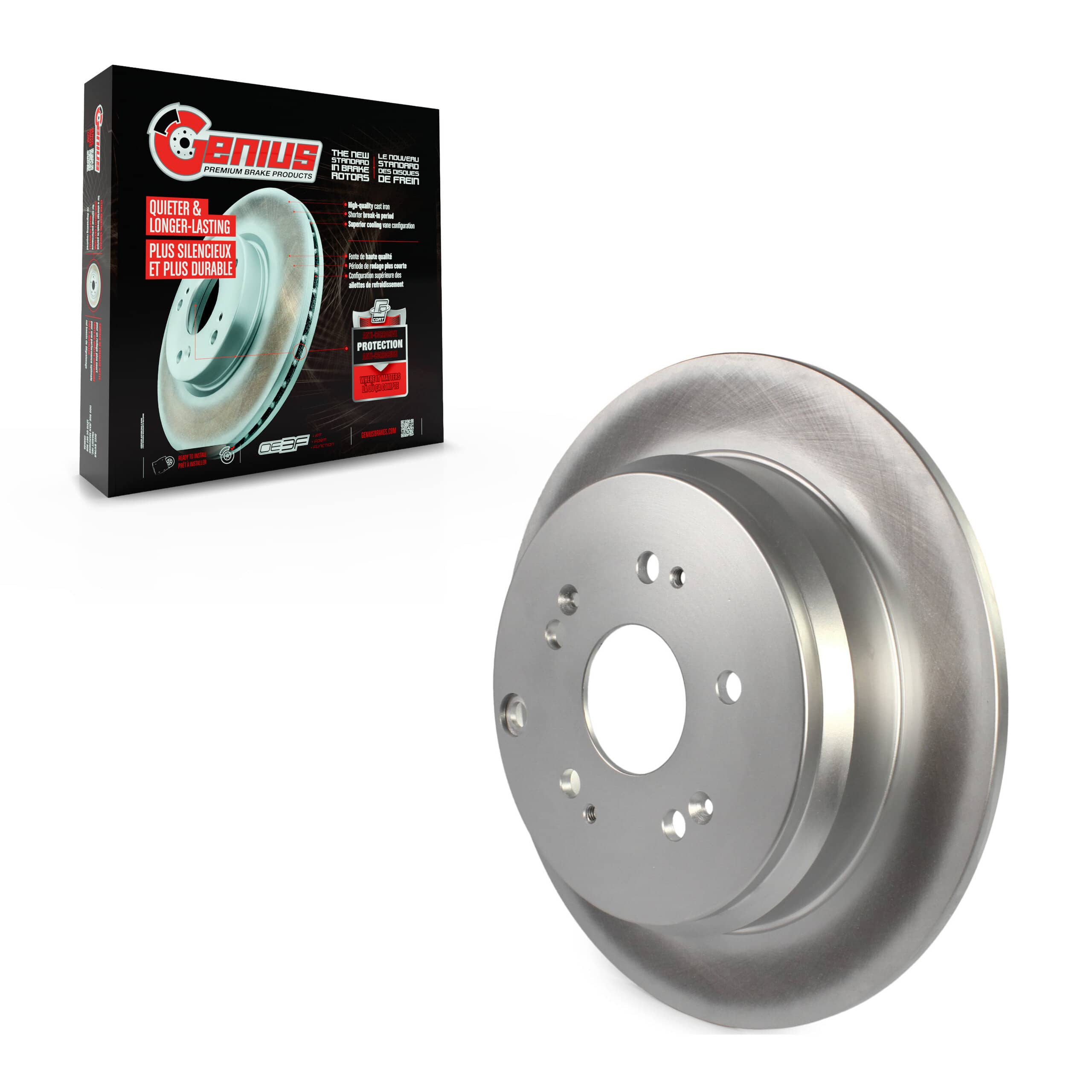 Genius - GCR-980294 - Rear Disc Brake Rotor