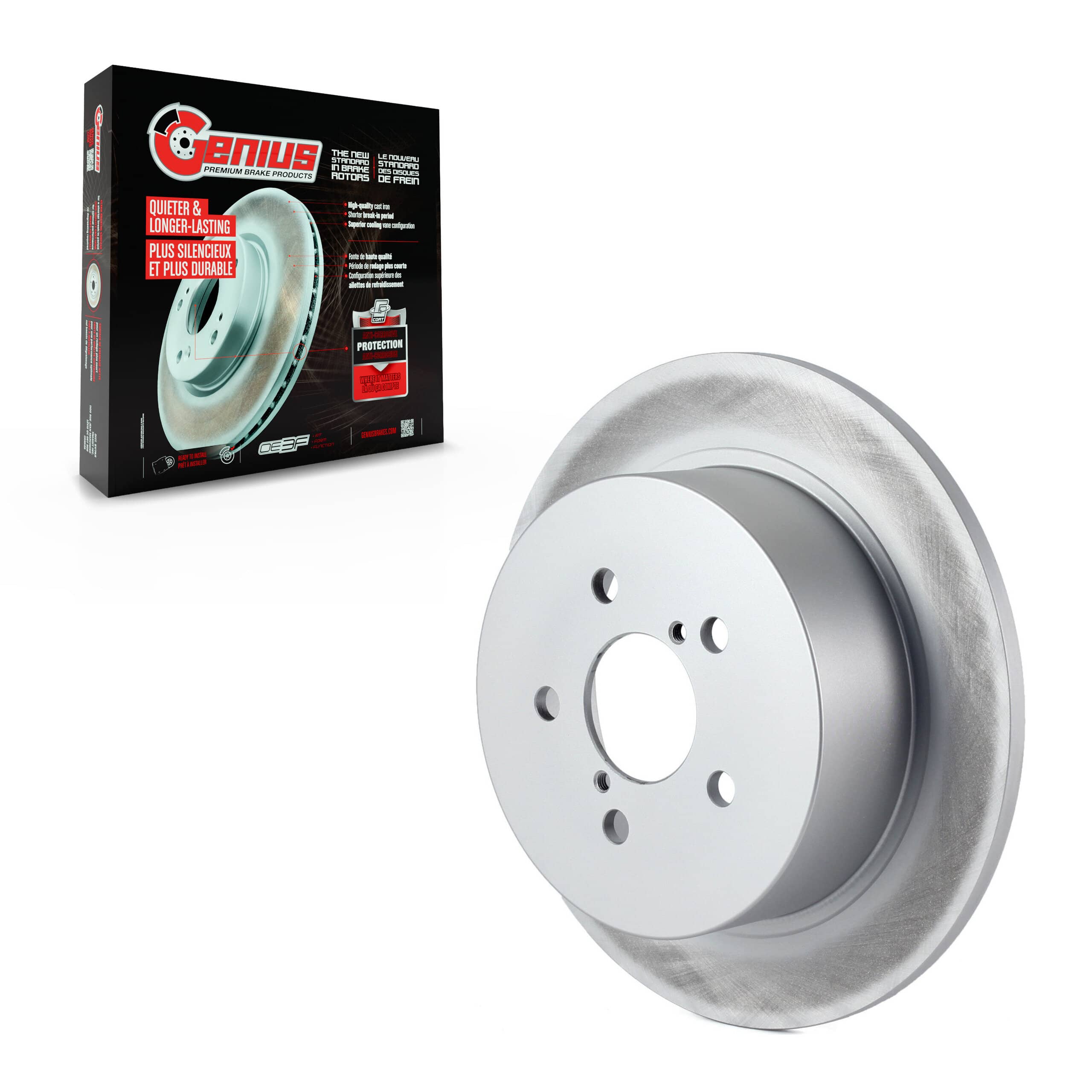 Genius - GCR-980354 - Rear Disc Brake Rotor