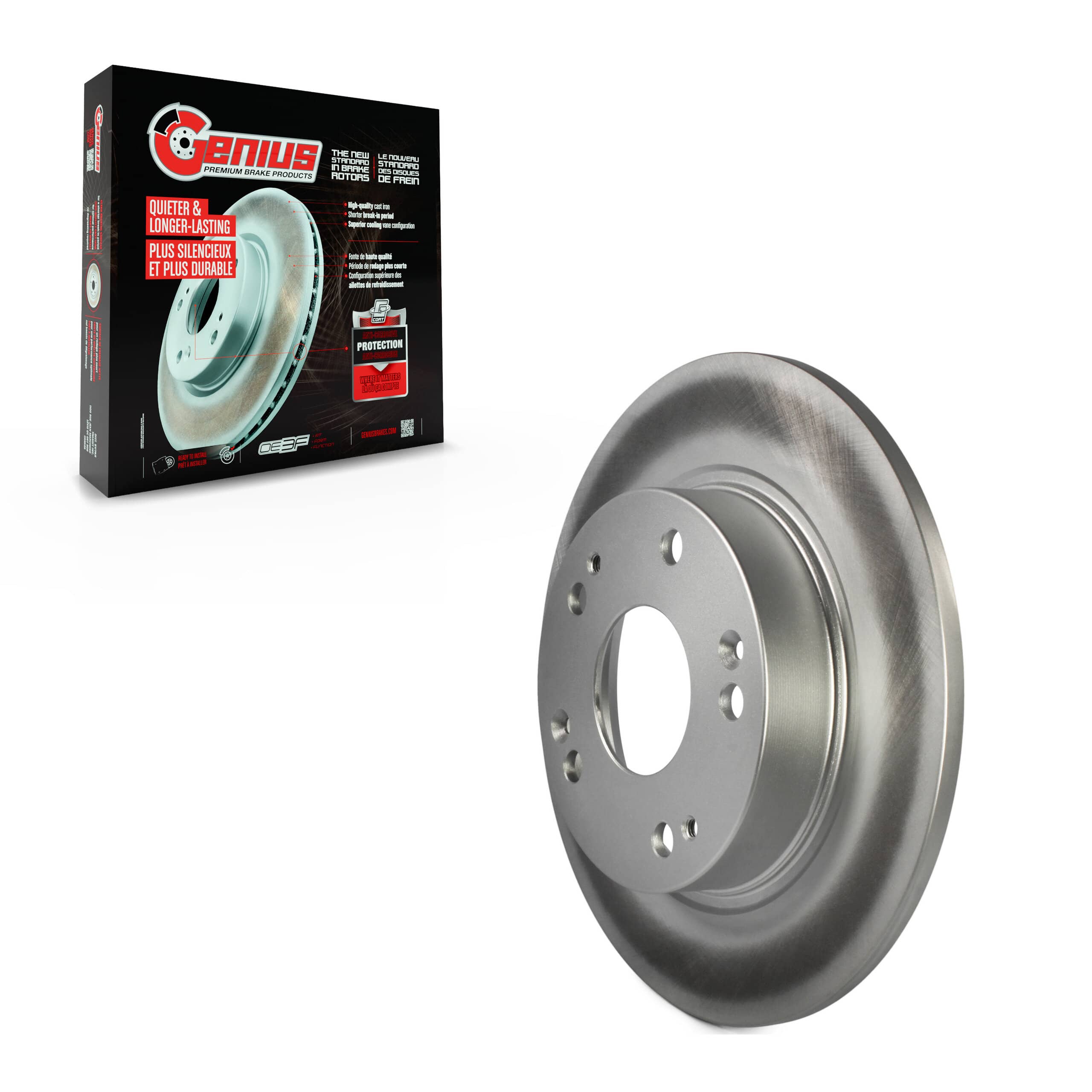 Genius - GCR-980402 - Rear Disc Brake Rotor