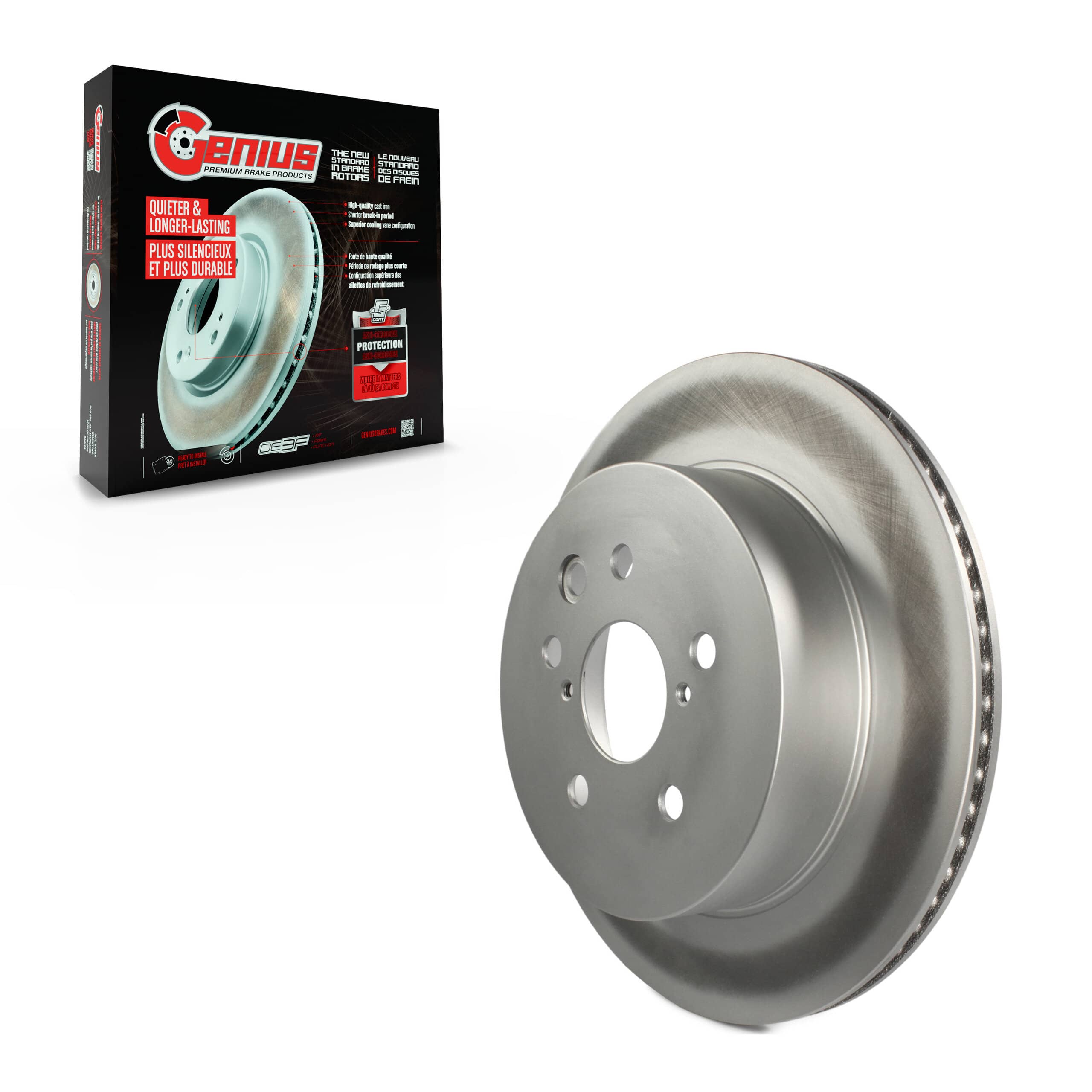 Genius - GCR-980488 - Rear Disc Brake Rotor