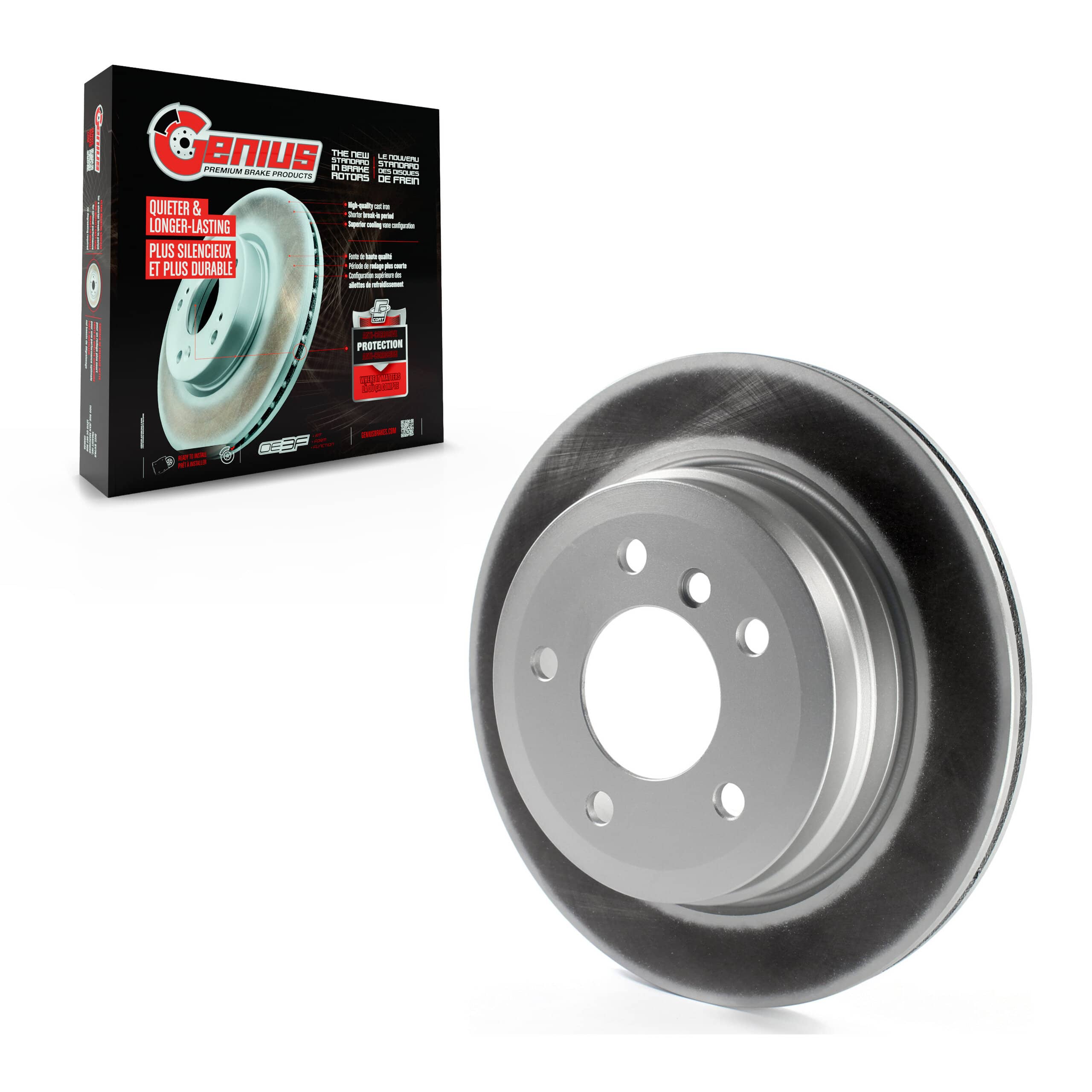 Genius - GCR-980495 - Rear Disc Brake Rotor