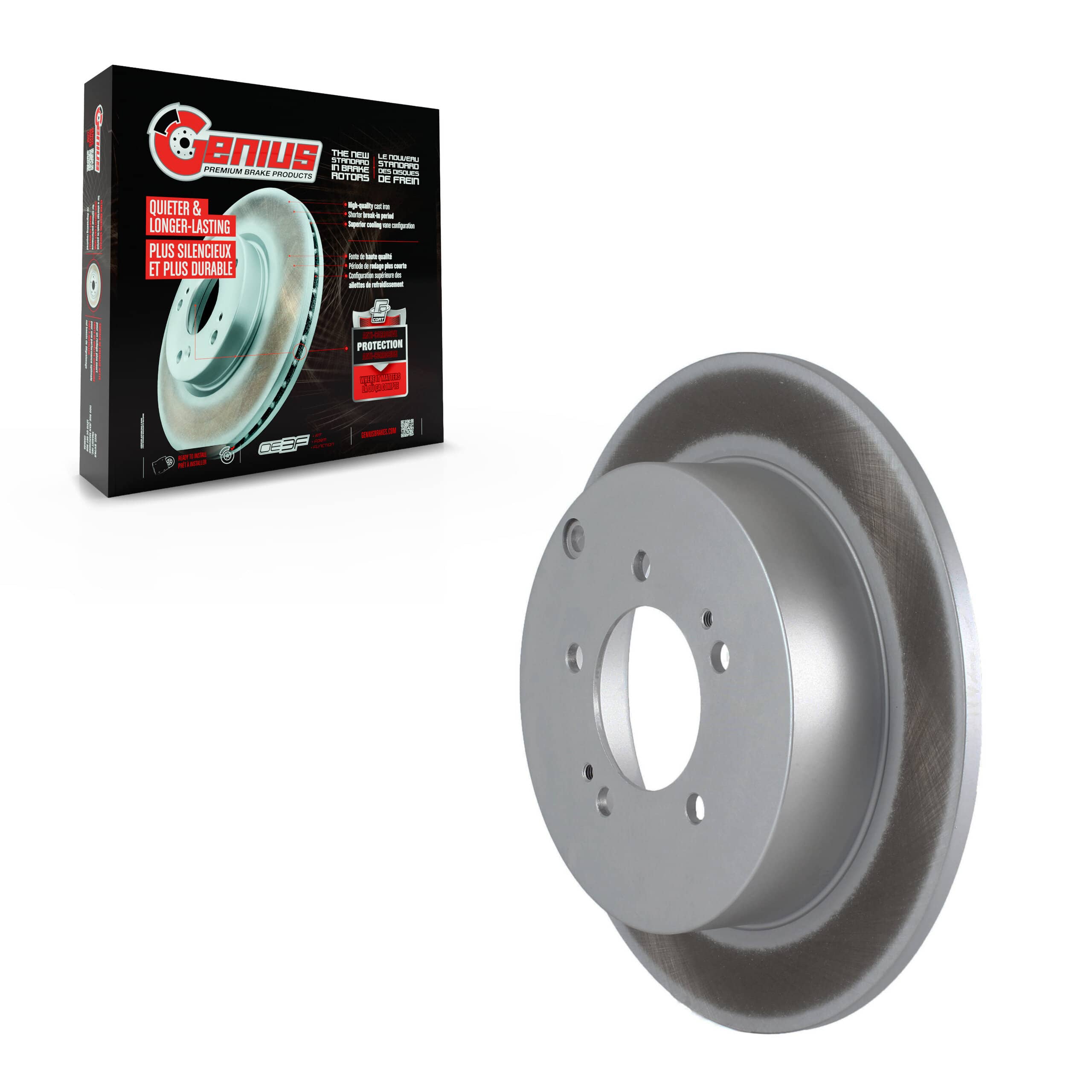 Genius - GCR-980594 - Rear Disc Brake Rotor