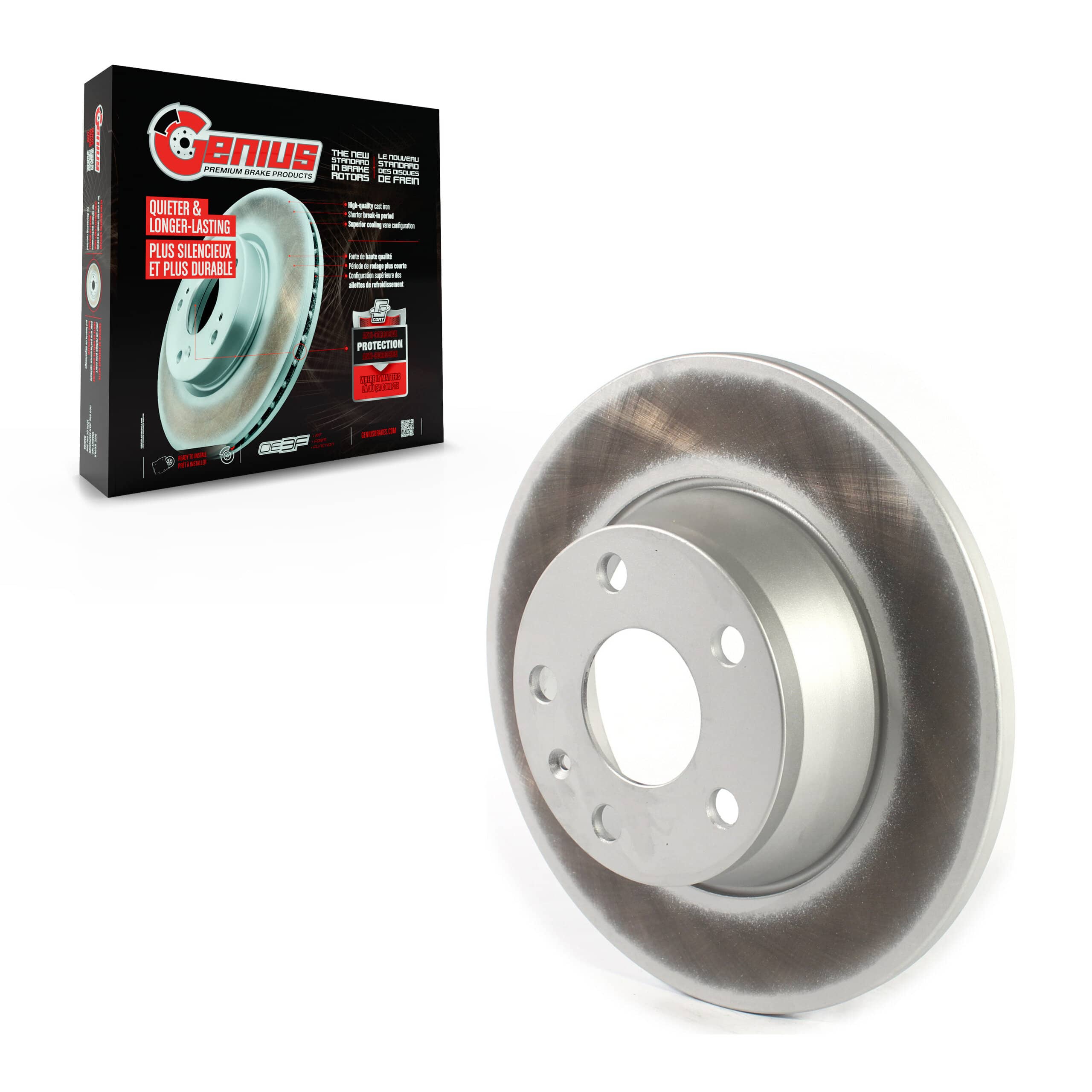 Genius - GCR-980693 - Rear Disc Brake Rotor