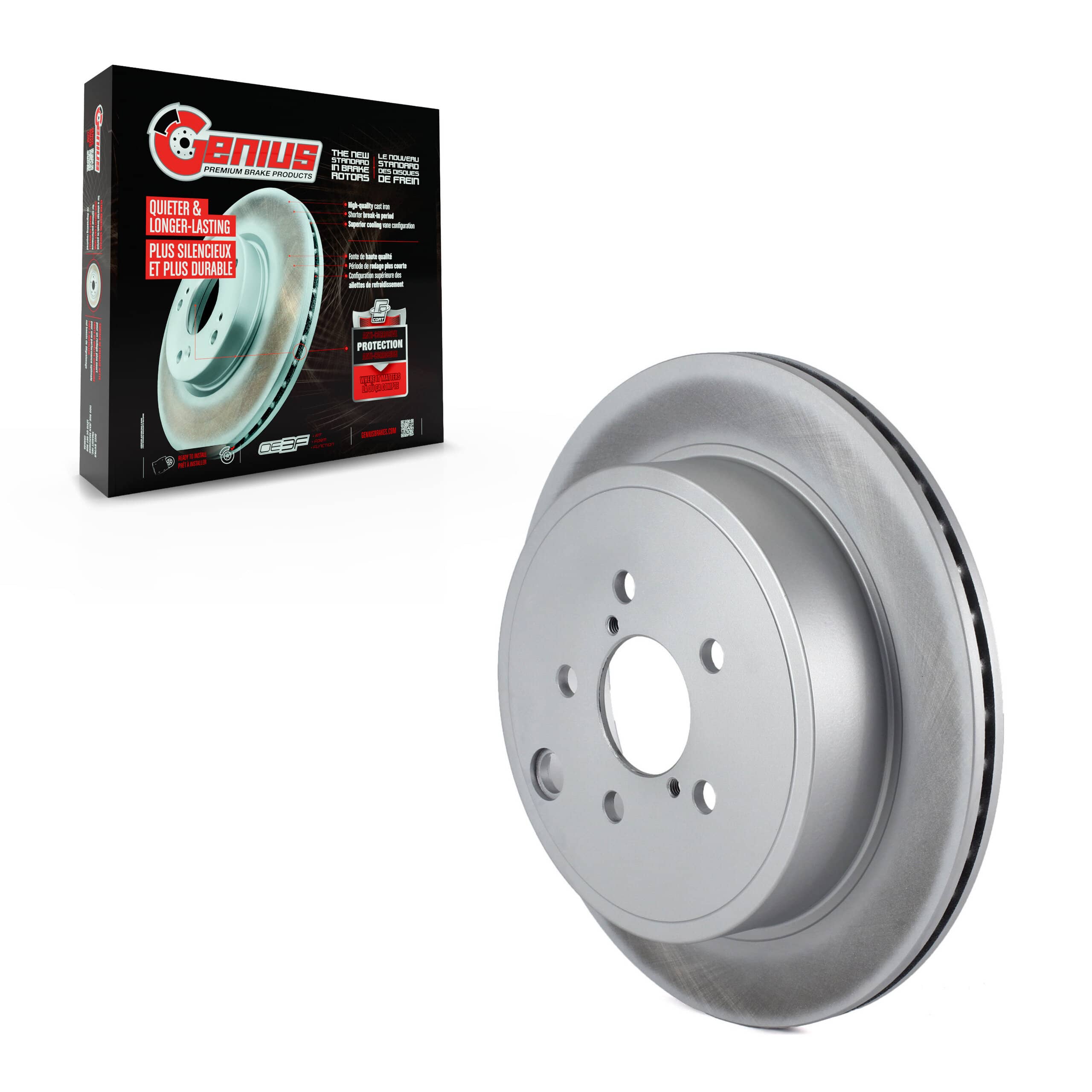 Genius - GCR-980785 - Rear Disc Brake Rotor