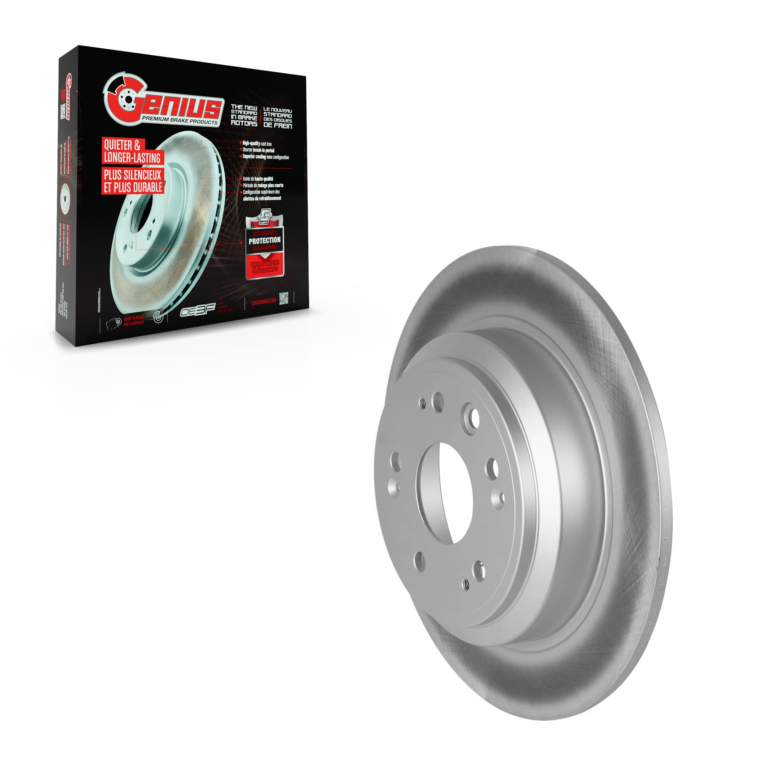 Genius - GCR-980901 - Rear Disc Brake Rotor