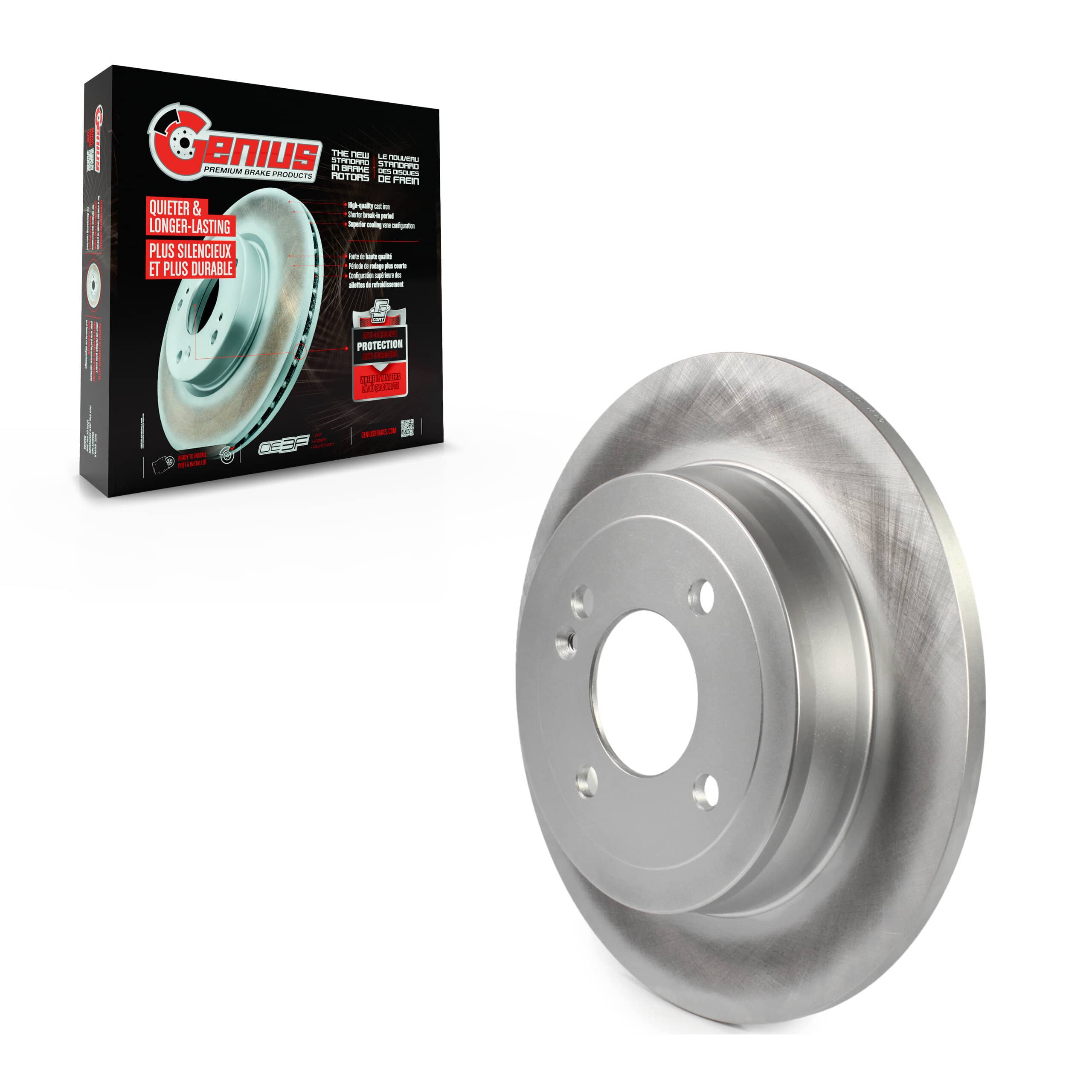 Genius - GCR-980980 - Rear Disc Brake Rotor