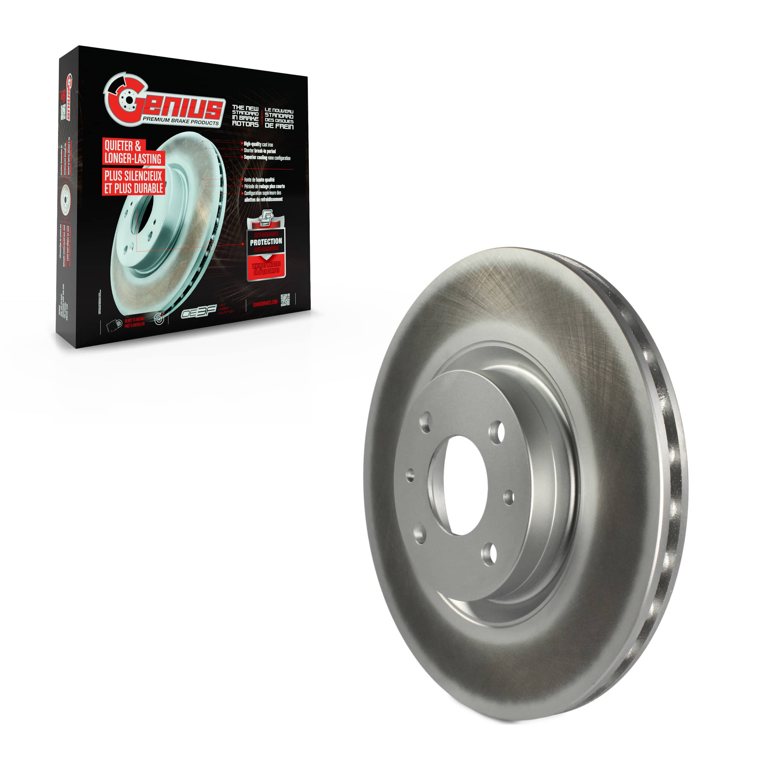 Genius - GCR-981771 - Front Disc Brake Rotor