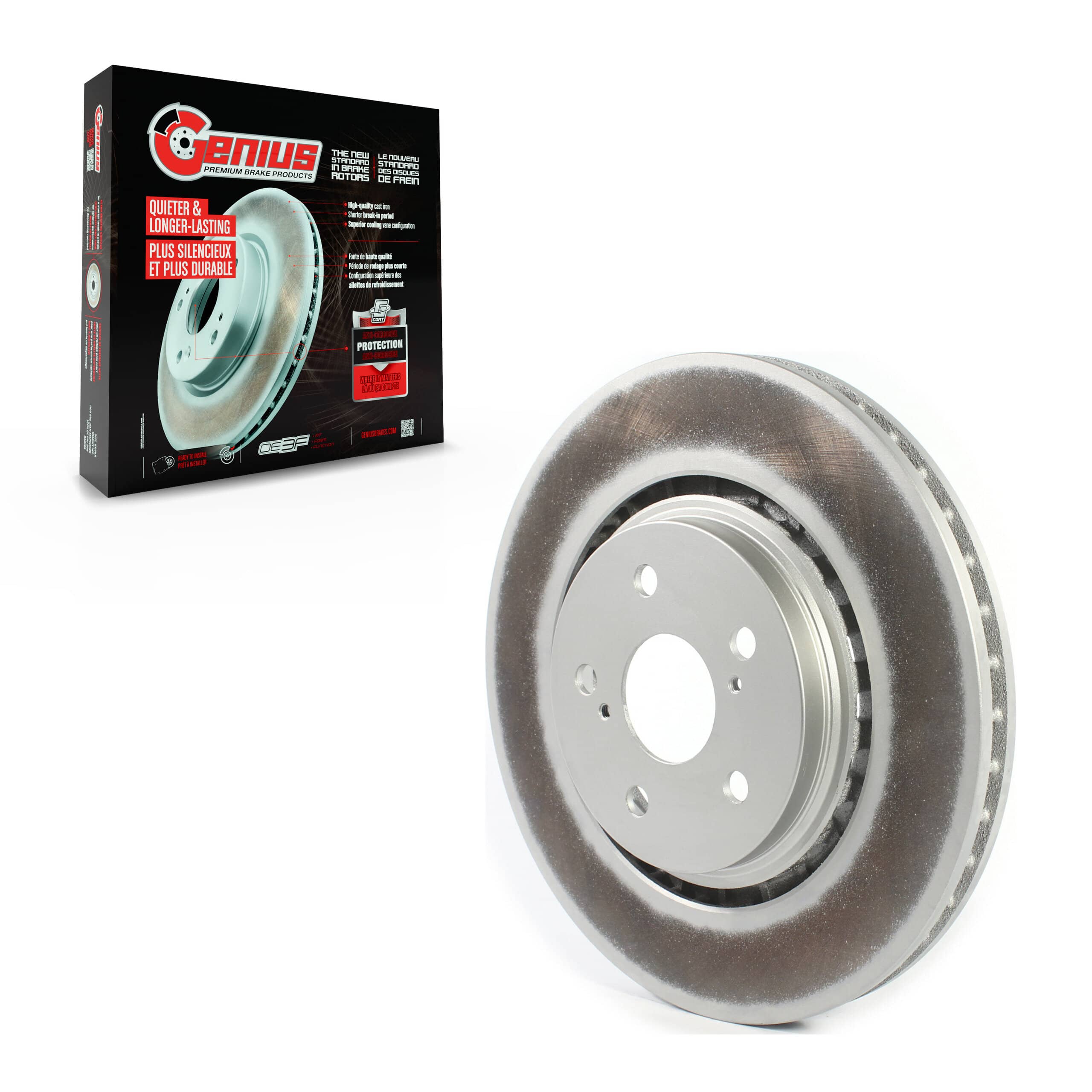 Genius - GCR-982050 - Front Disc Brake Rotor