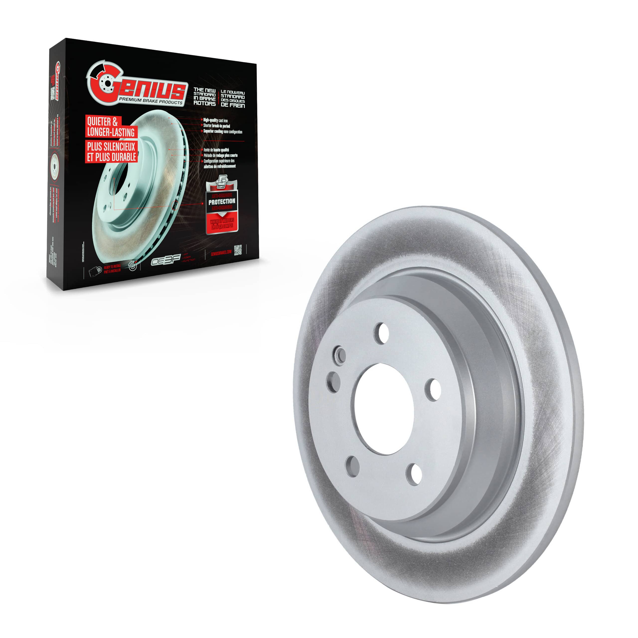 Genius - GCR-982191 - Rear Disc Brake Rotor
