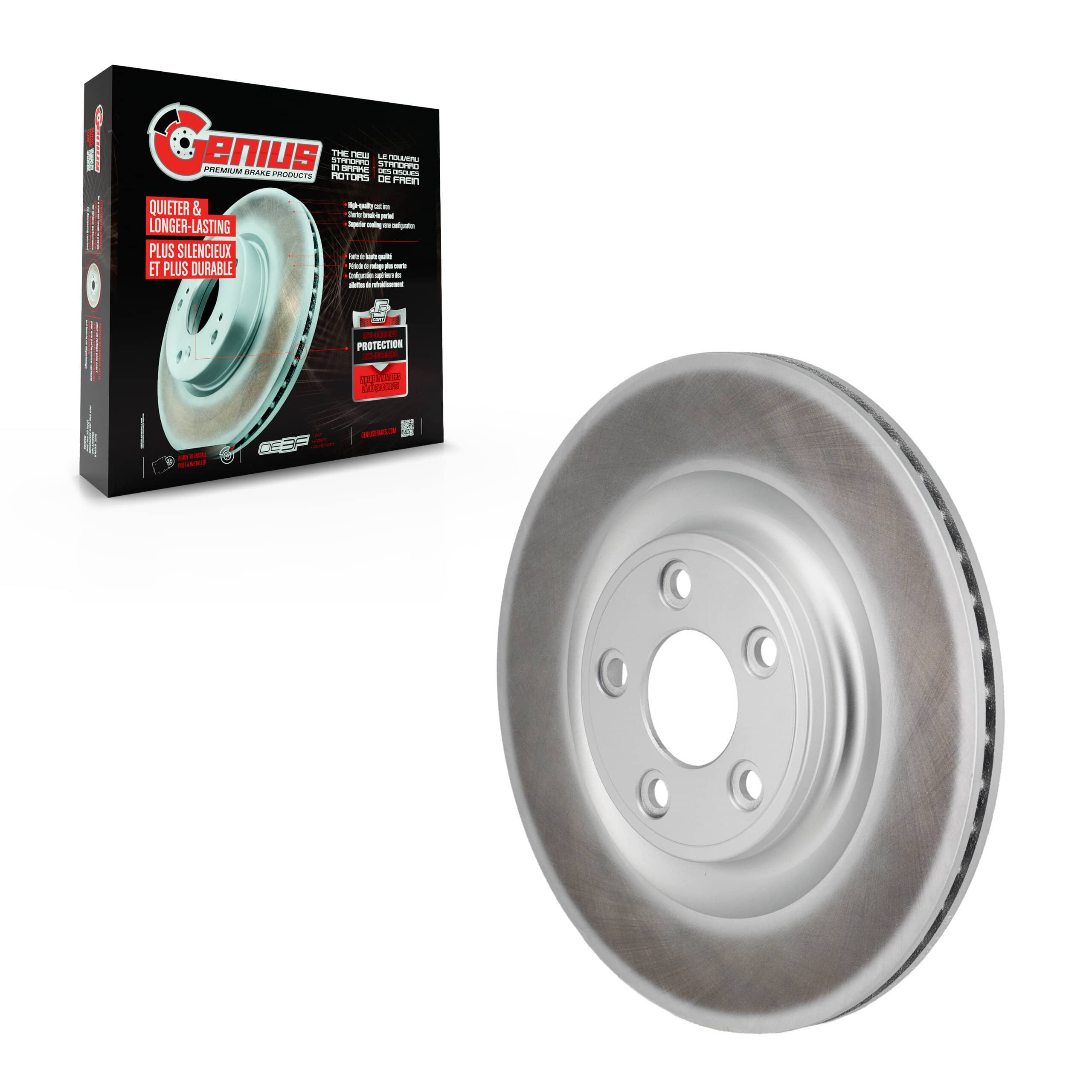 Genius - GCR-982340 - Rear Disc Brake Rotor