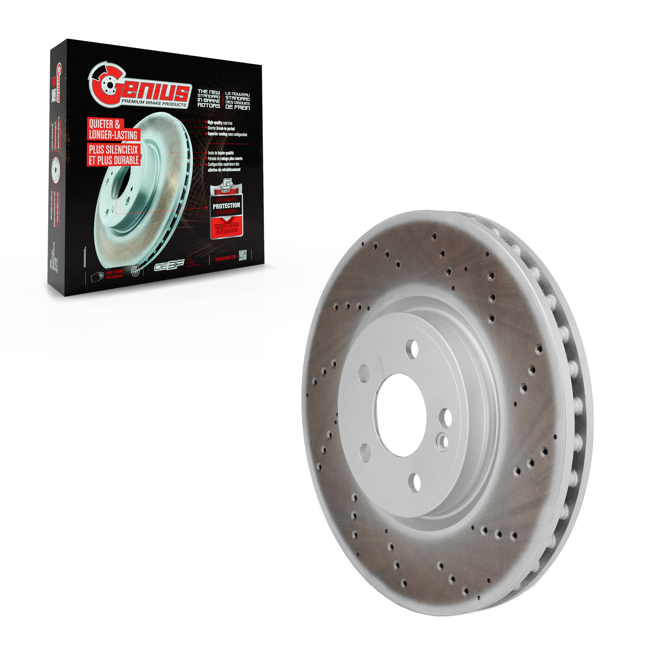 Genius - GCR-982607OE - Front Disc Brake Rotor