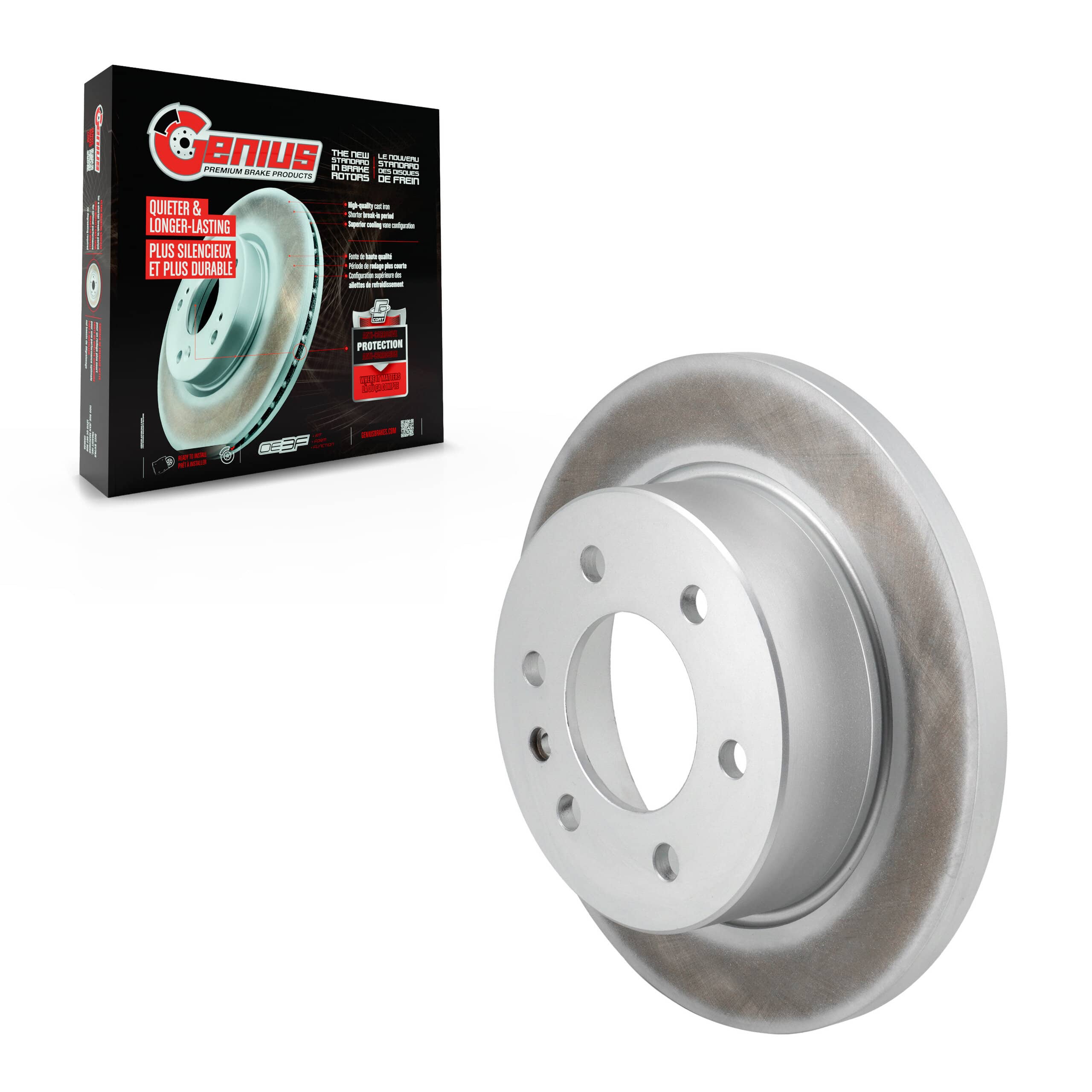 Genius - GCR-982638 - Rear Disc Brake Rotor