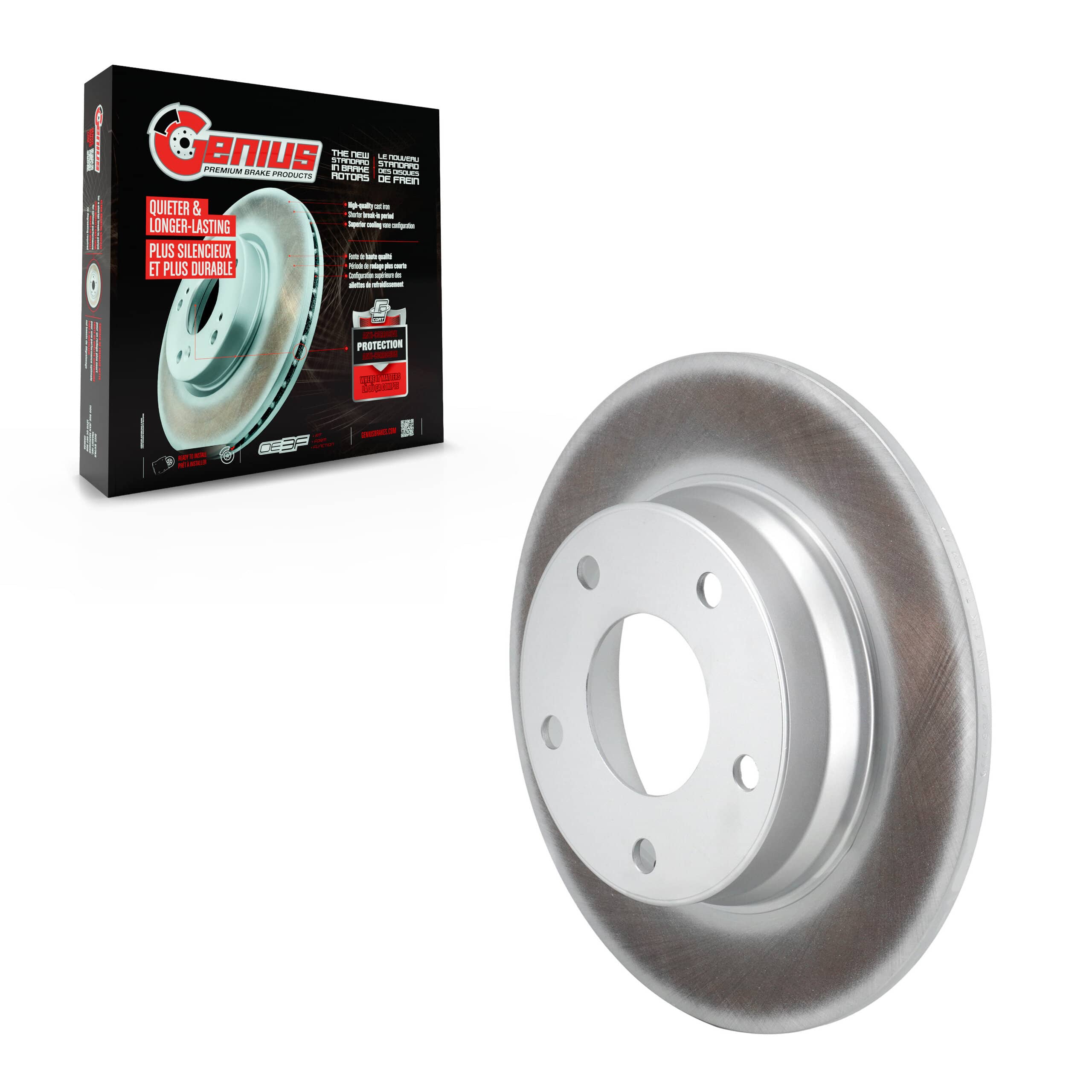Genius - GCR-982718 - Rear Disc Brake Rotor