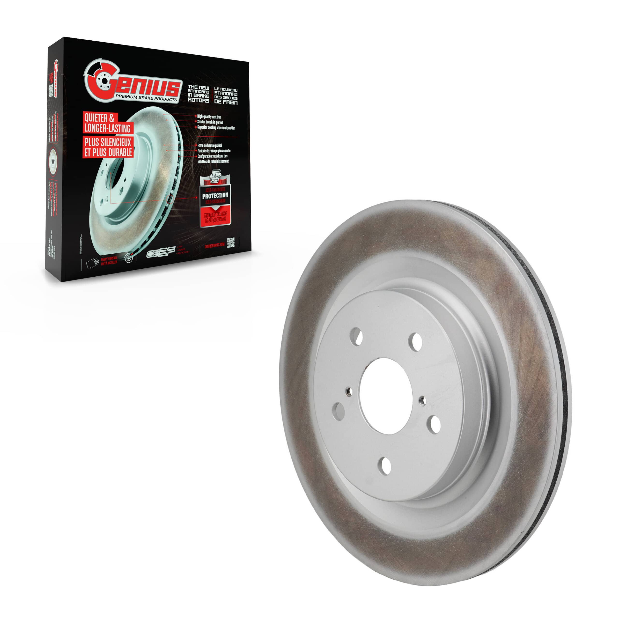 Genius - GCR-982752 - Rear Disc Brake Rotor