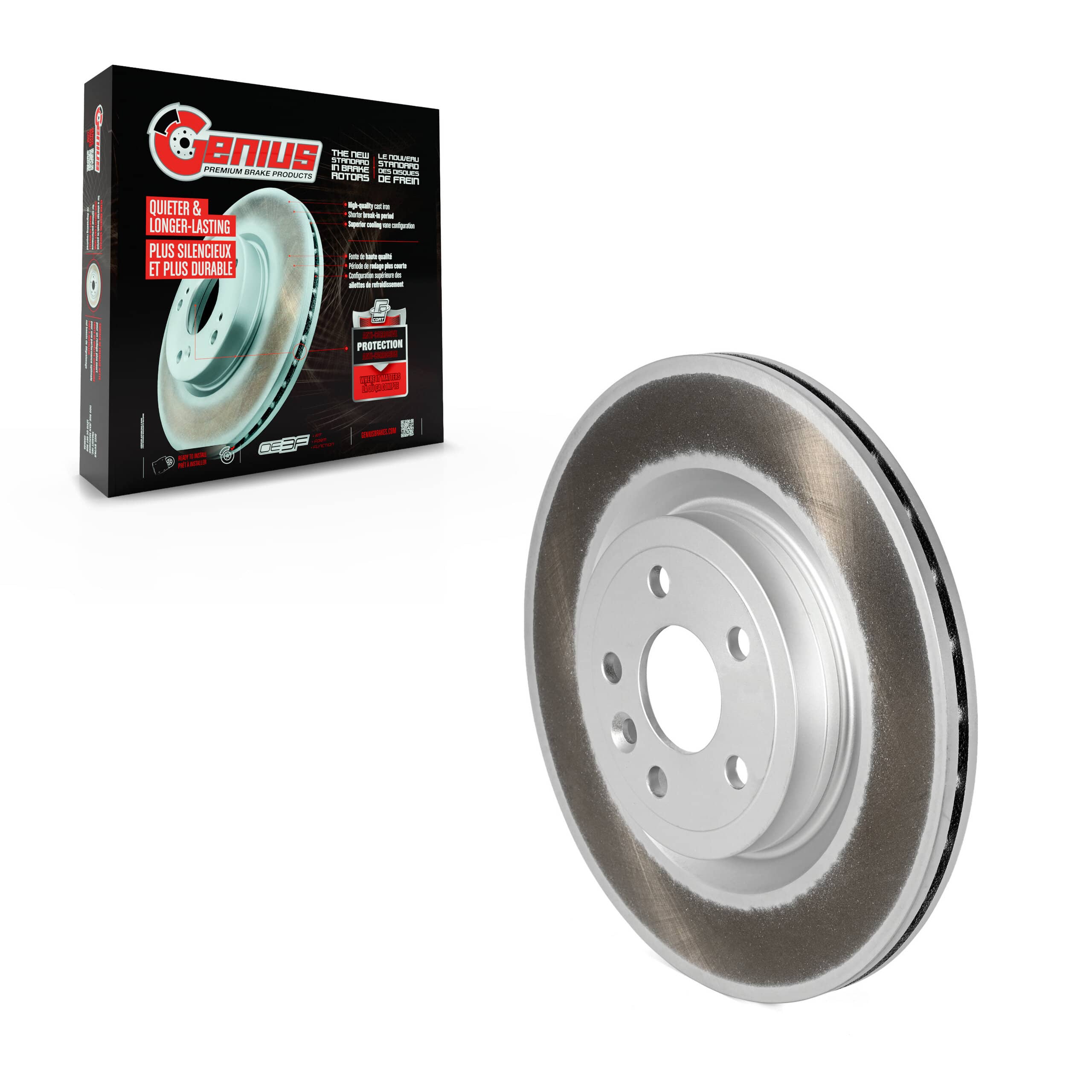Genius - GCR-G8297 - Rear Disc Brake Rotor