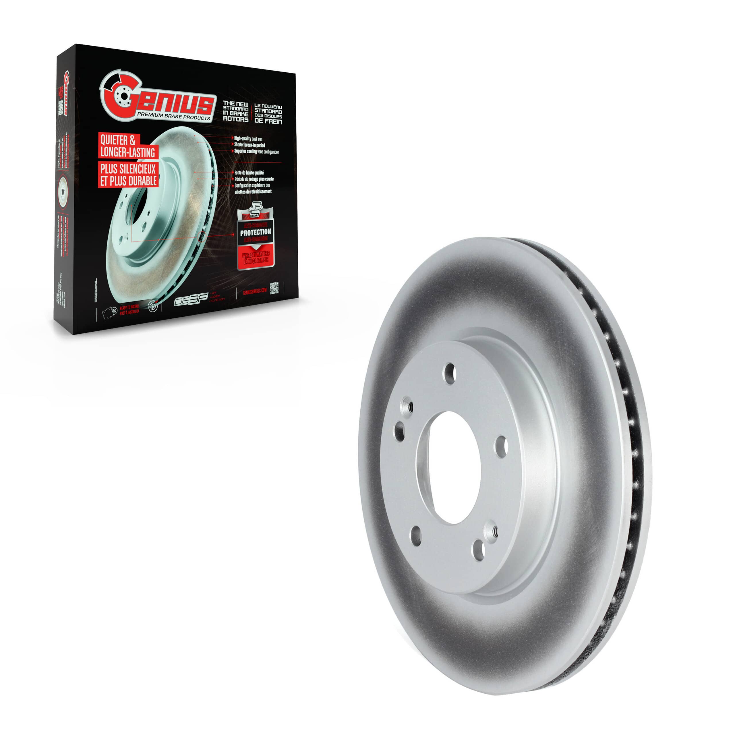 Genius - GCR-G8325 - Front Disc Brake Rotor