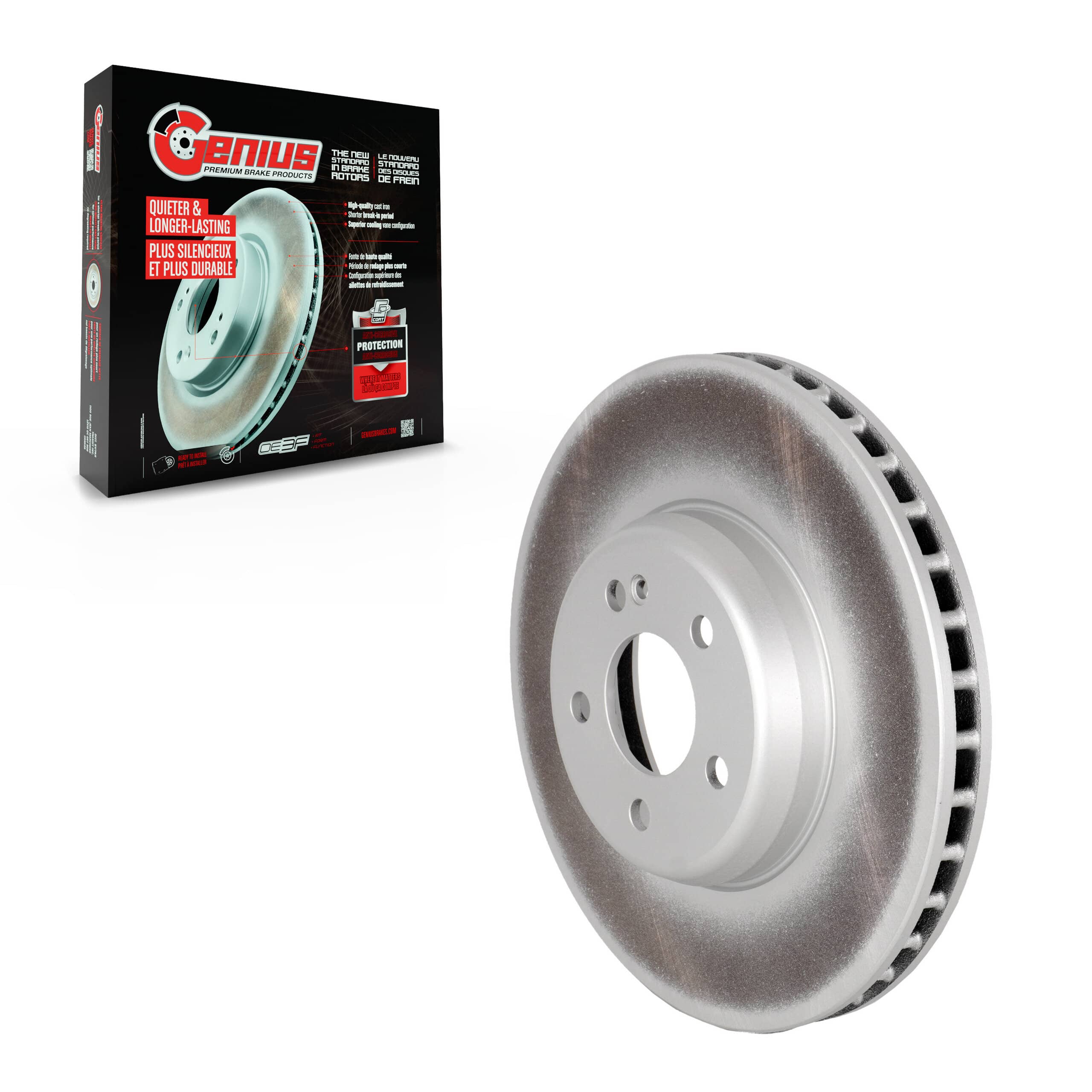 Genius - GCR-G8327 - Front Disc Brake Rotor