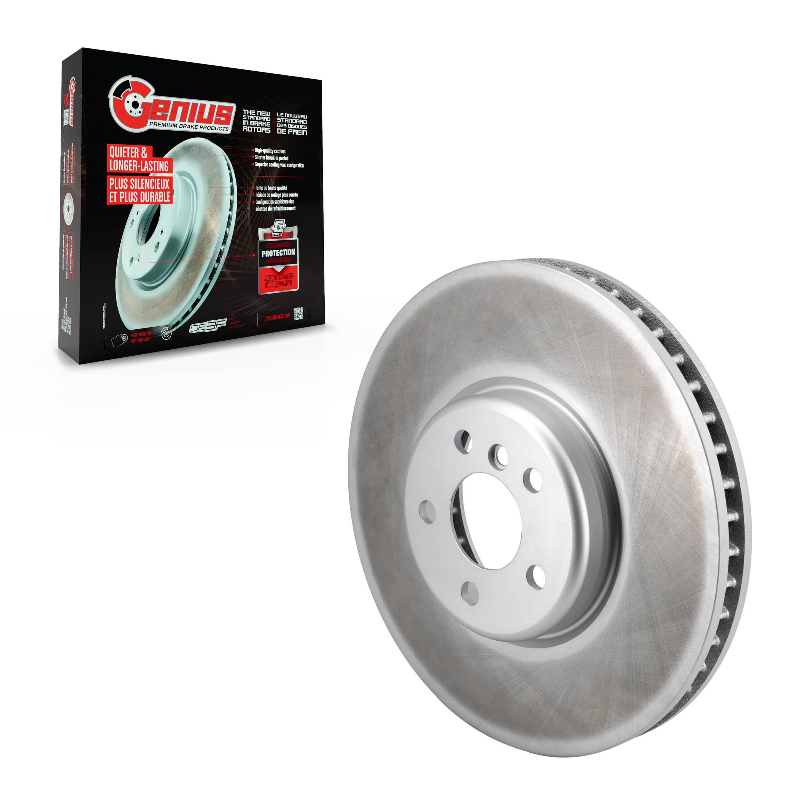Genius - GCR-G8426 - Front Left Disc Brake Rotor
