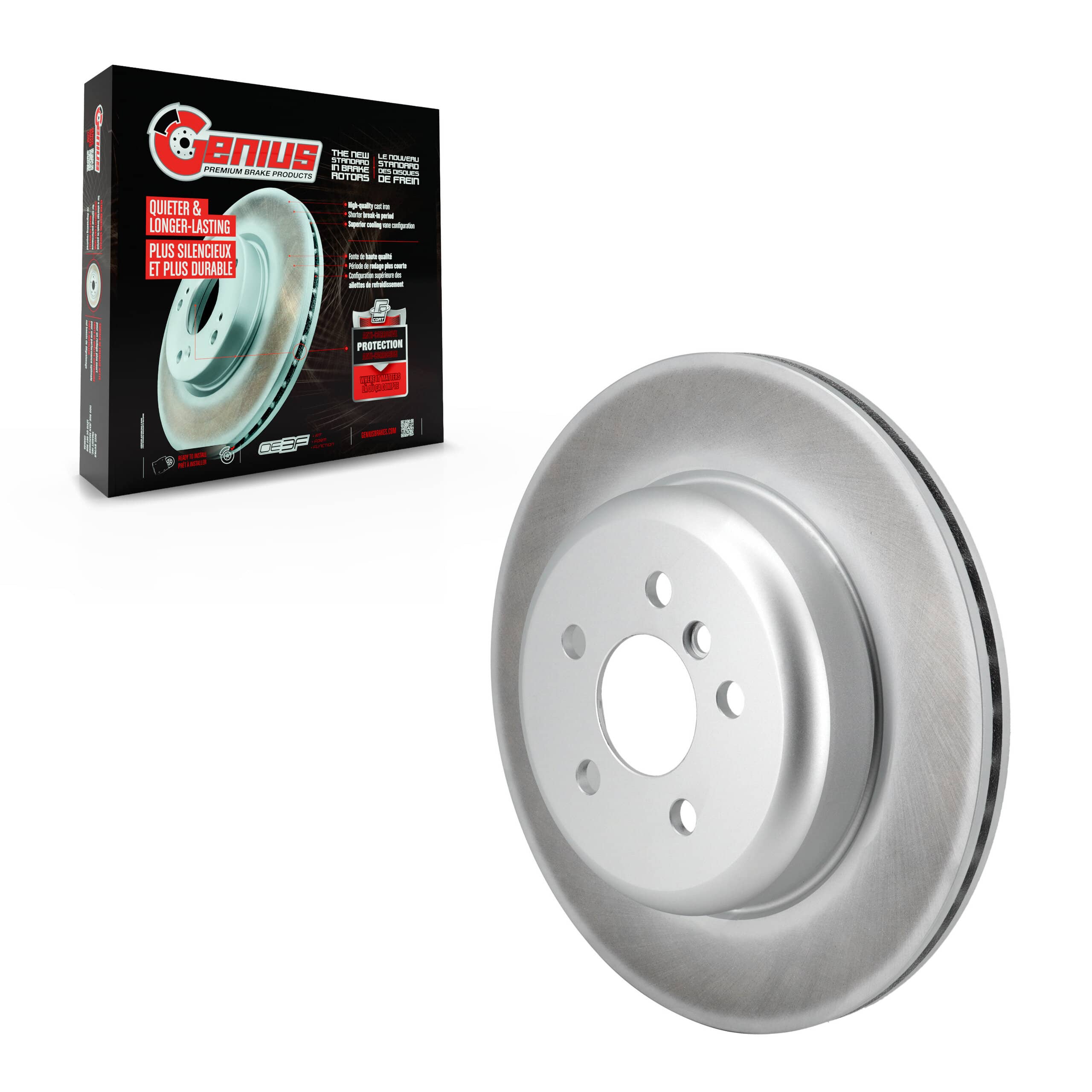 Genius - GCR-G8429 - Rear Left Disc Brake Rotor