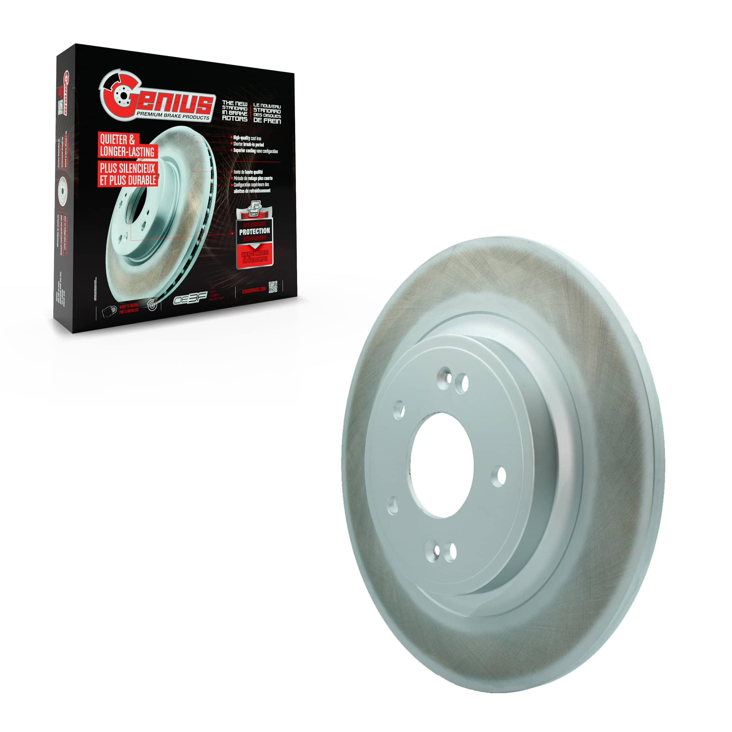 Genius - GCR-G8438 - Rear Disc Brake Rotor