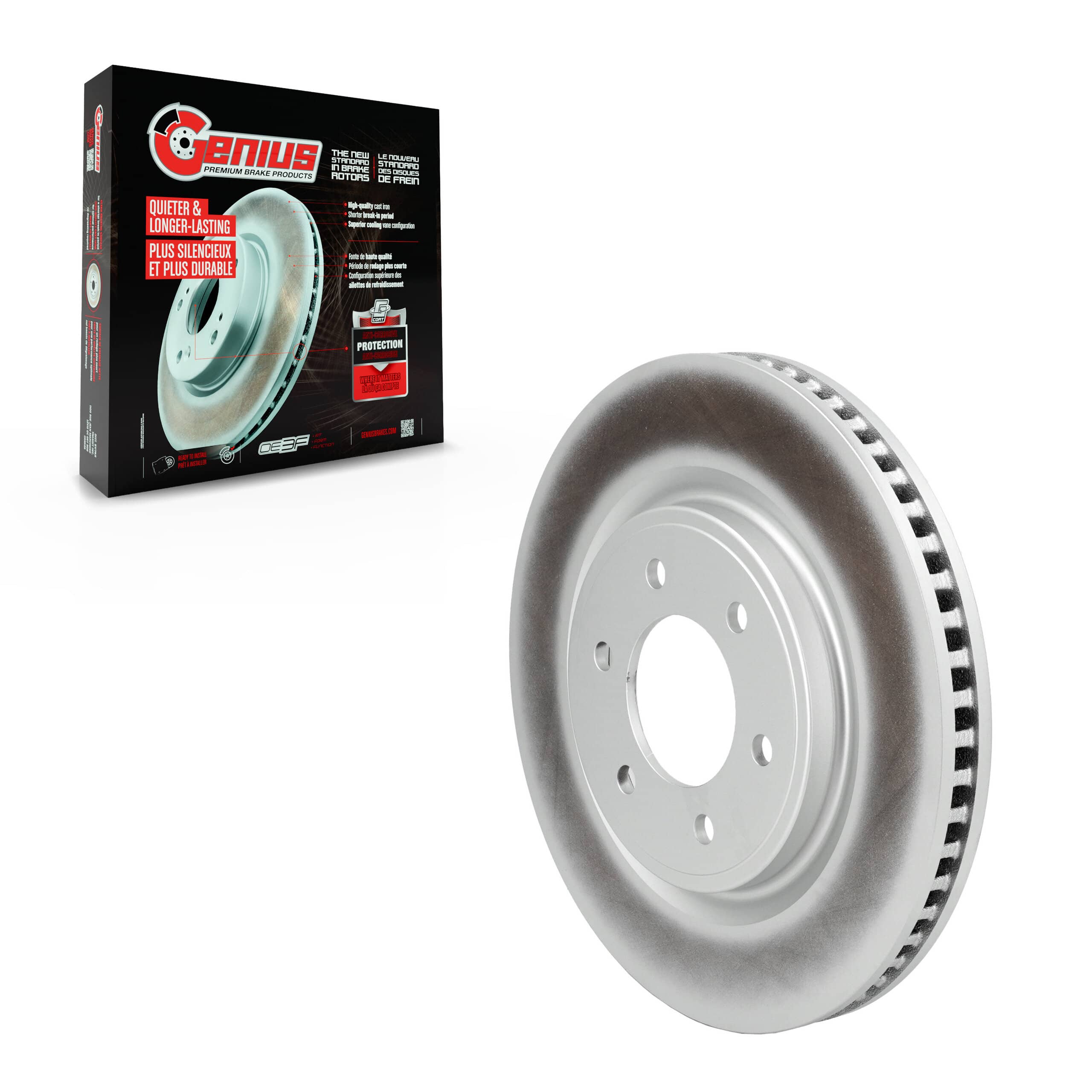Genius - GCR-G8446 - Front Disc Brake Rotor