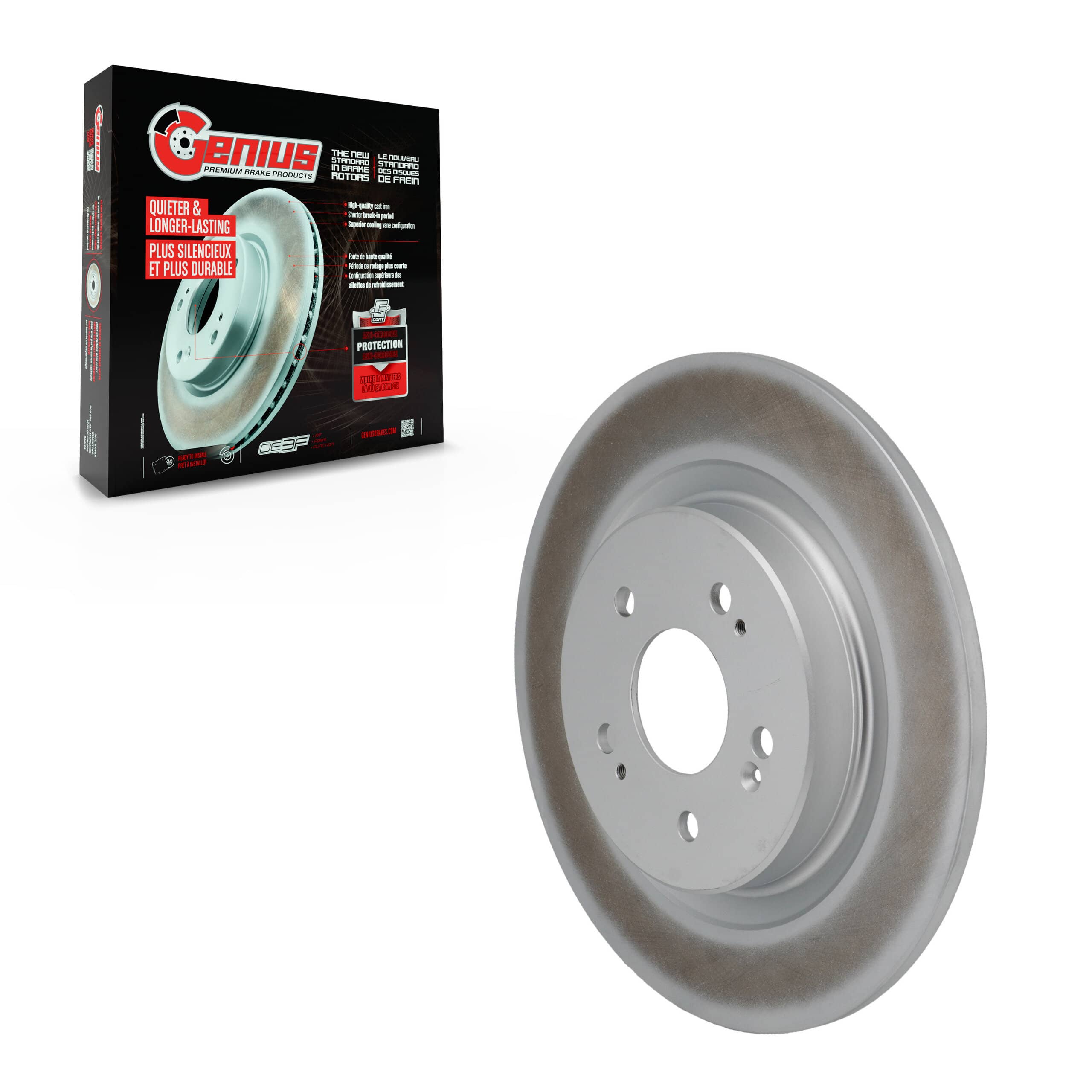 Genius - GCR-G8461 - Rear Disc Brake Rotor