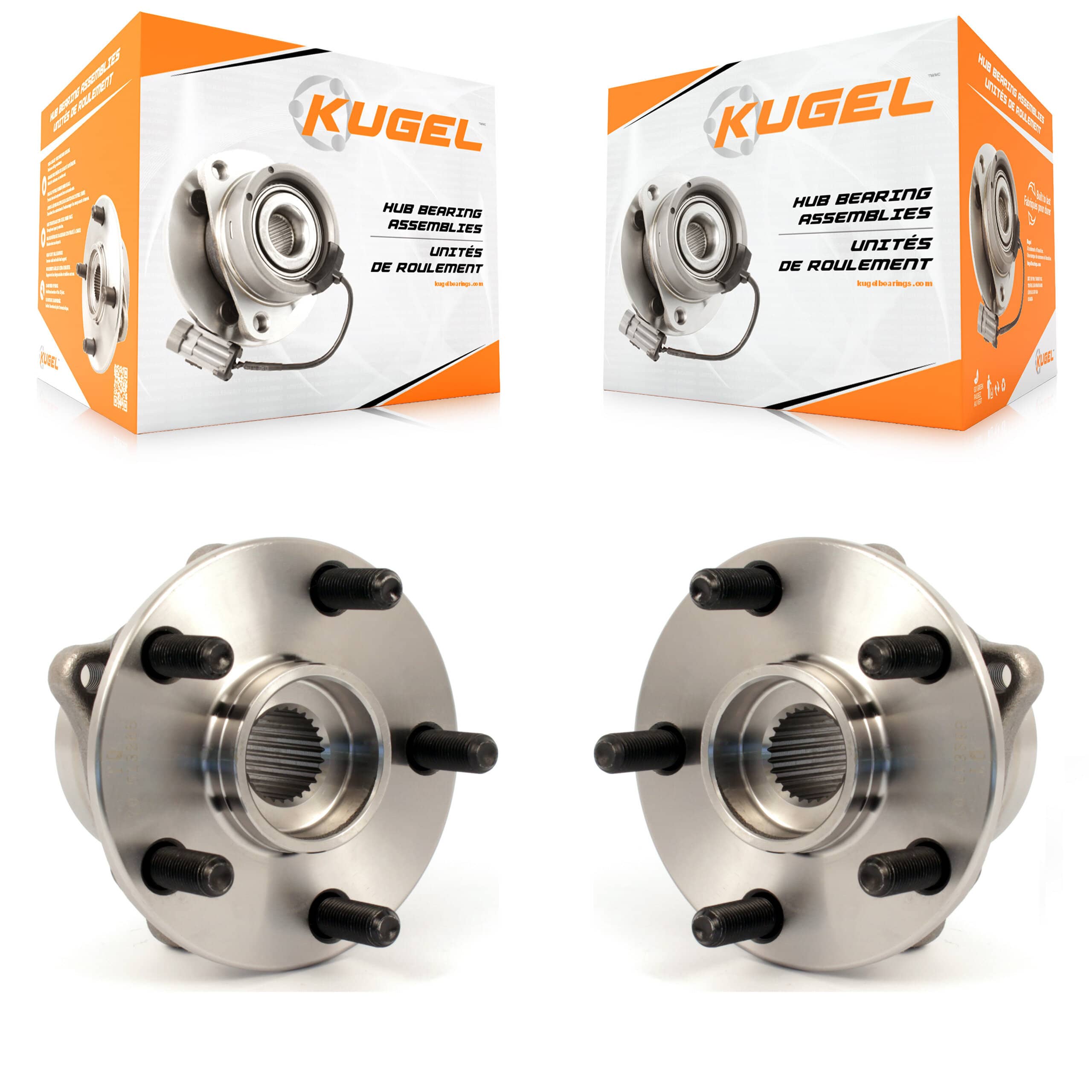 Kugel - K70-100320 - Front Wheel Bearing and Hub Assembly Kits