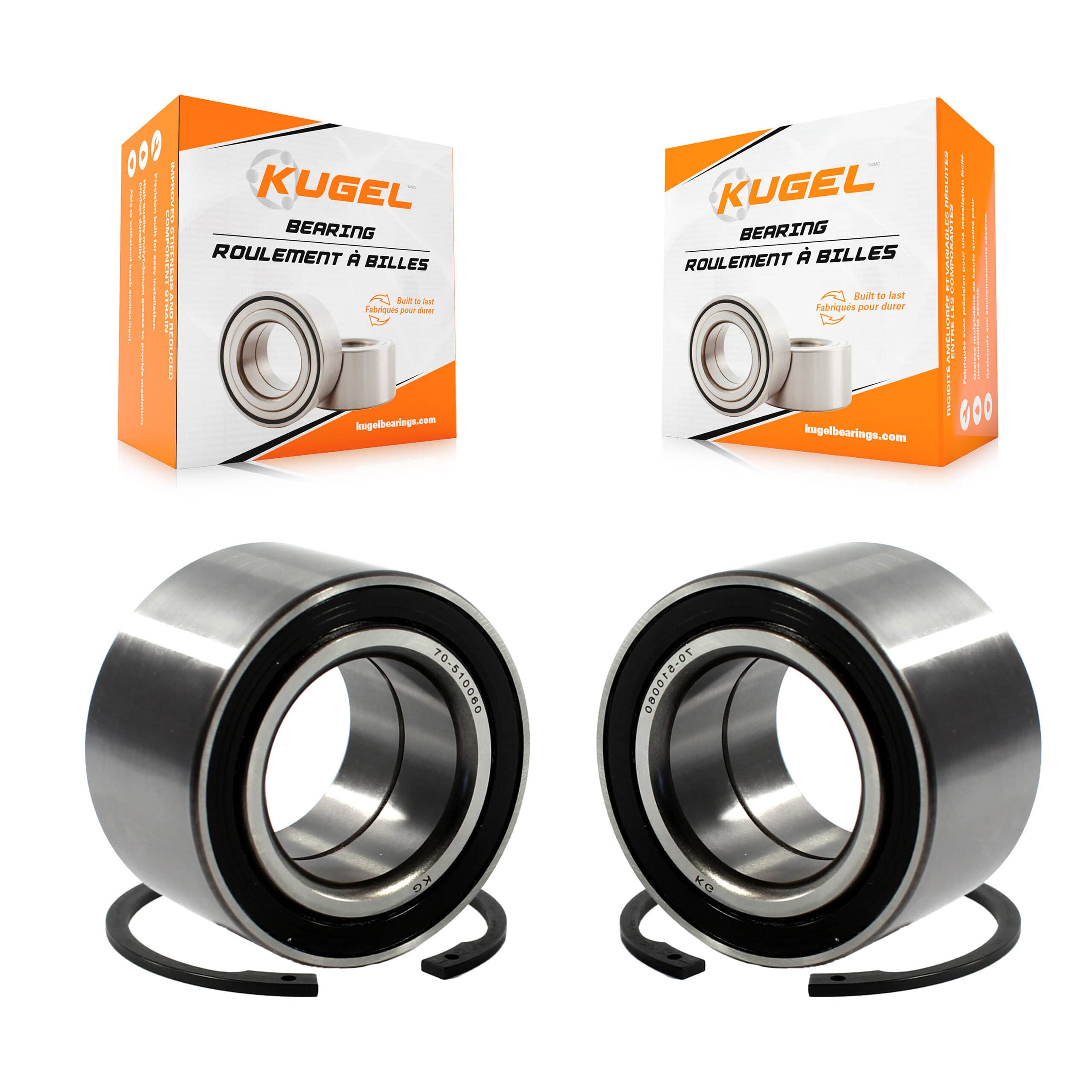 Kugel - K70-100505 - Front Wheel Bearing Kits