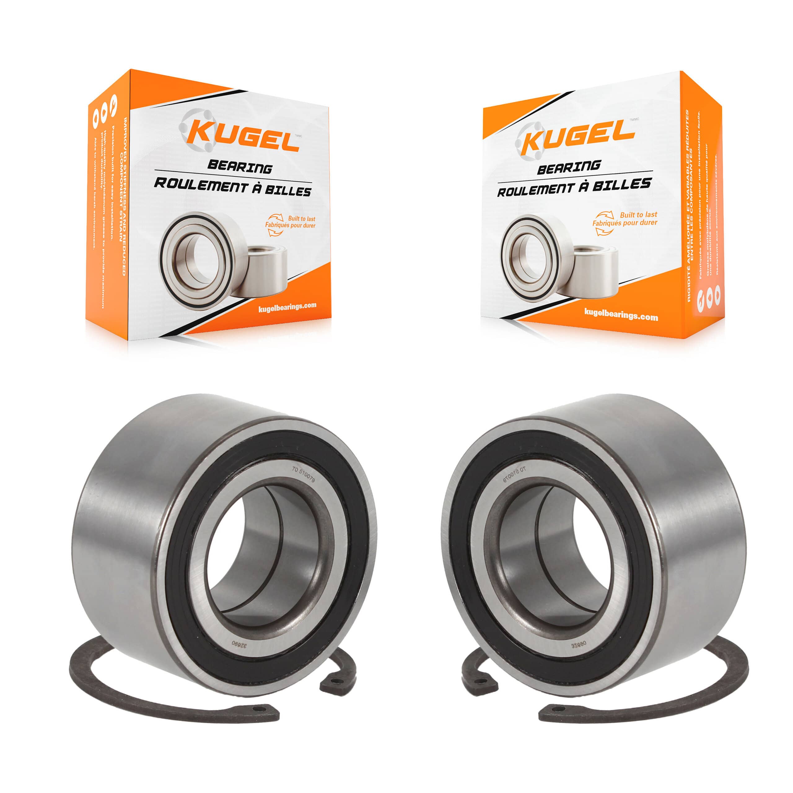 Kugel - K70-100517 - Front Wheel Bearing Kits