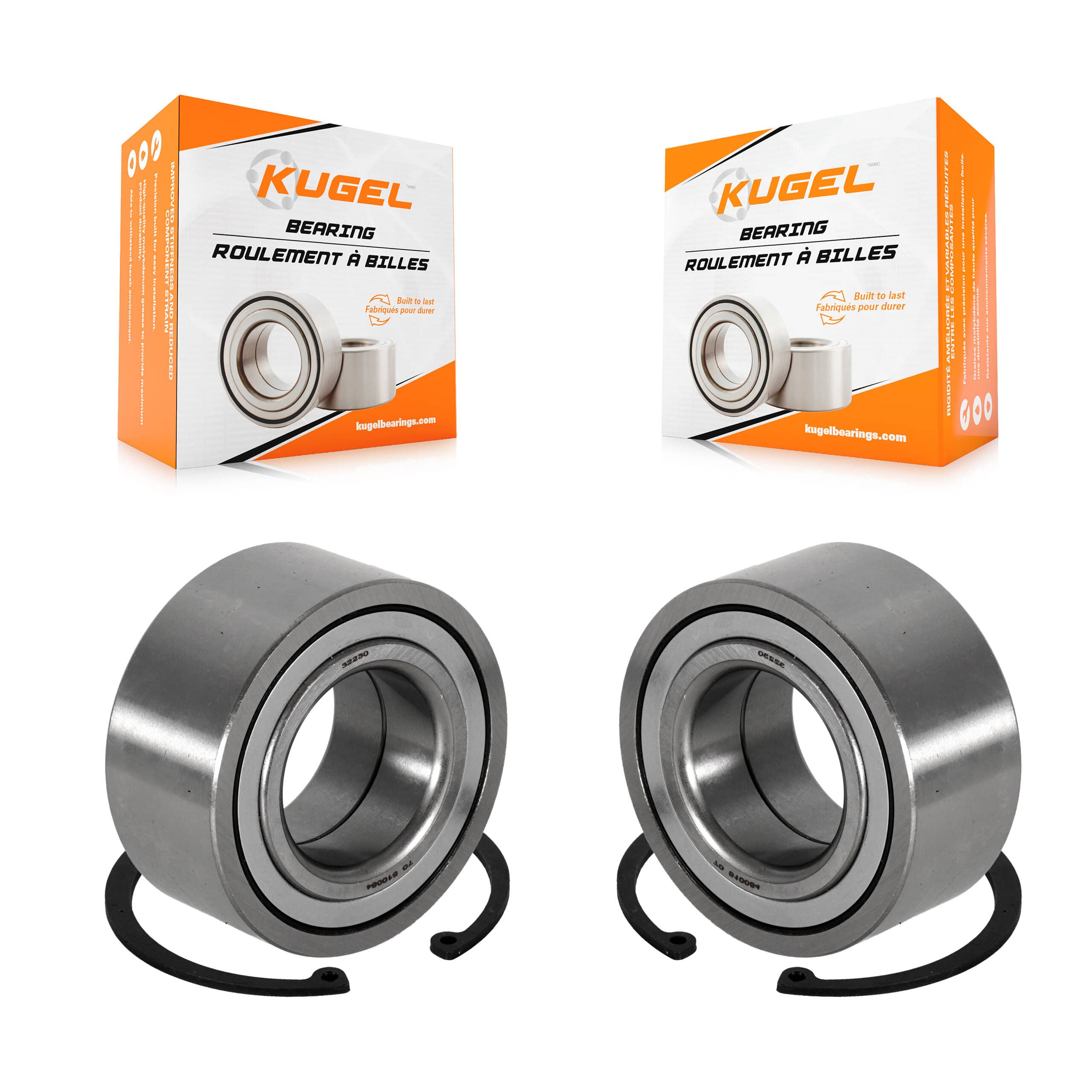 Kugel - K70-100522 - Front Wheel Bearing Kits