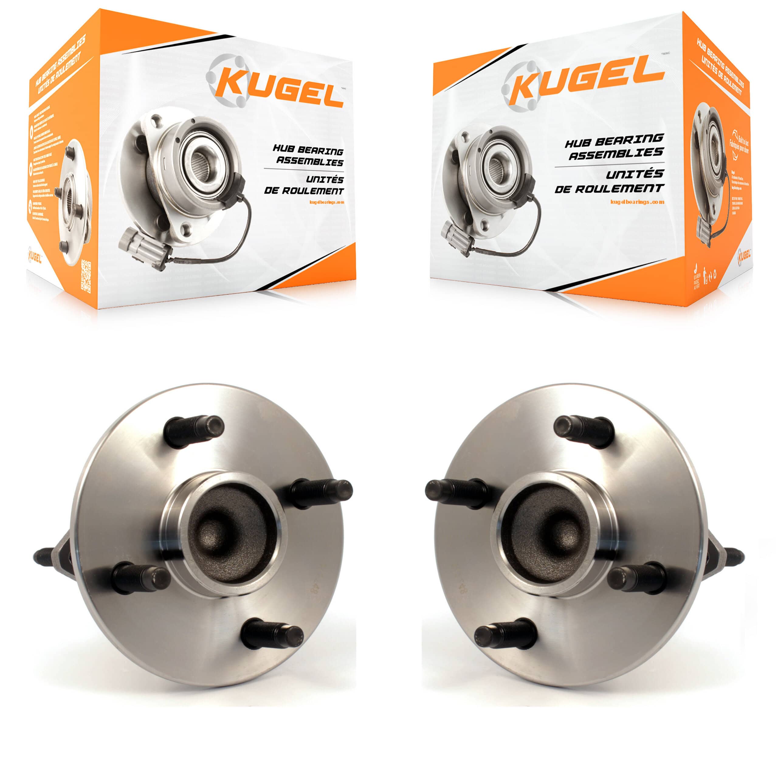 Kugel - K70-100617 - Rear Wheel Bearing and Hub Assembly Kits