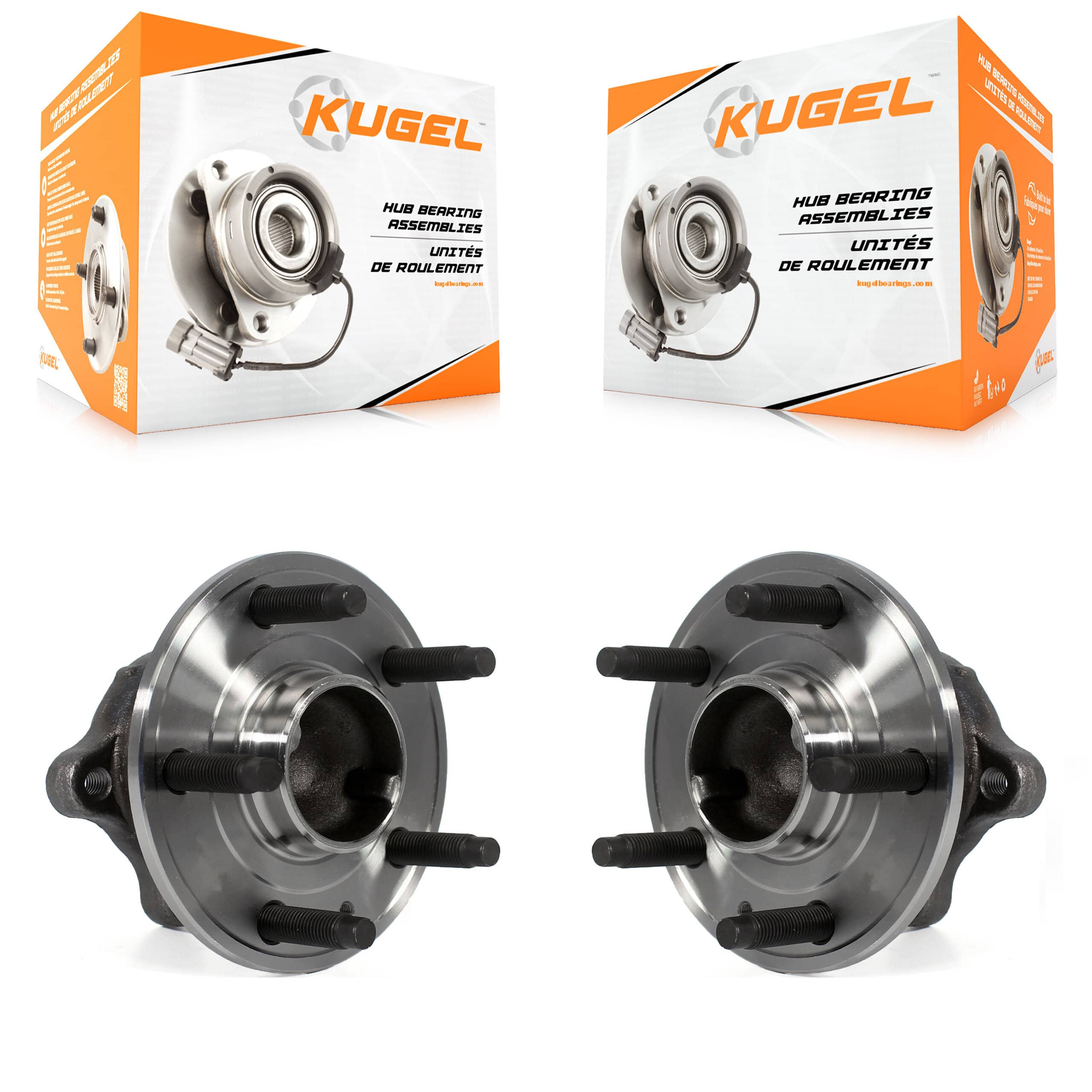 Kugel - K70-100730 - Rear Wheel Bearing and Hub Assembly Kits