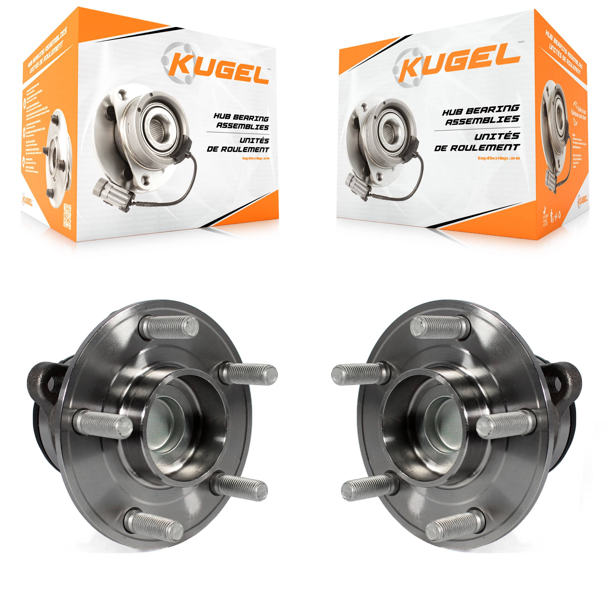 Kugel - K70-100748 - Rear Wheel Bearing and Hub Assembly Kits