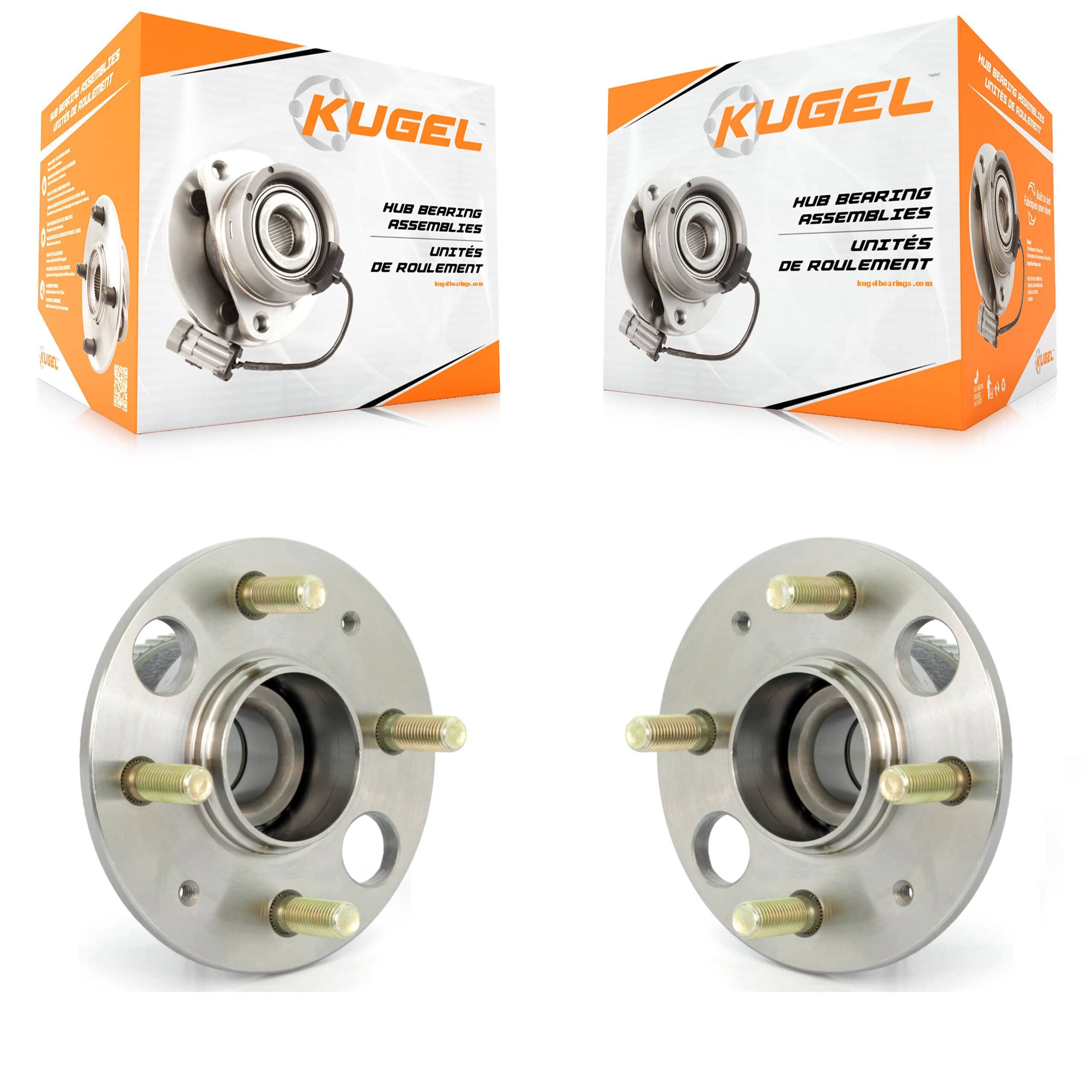Kugel - K70-100766 - Rear Wheel Bearing and Hub Assembly Kits
