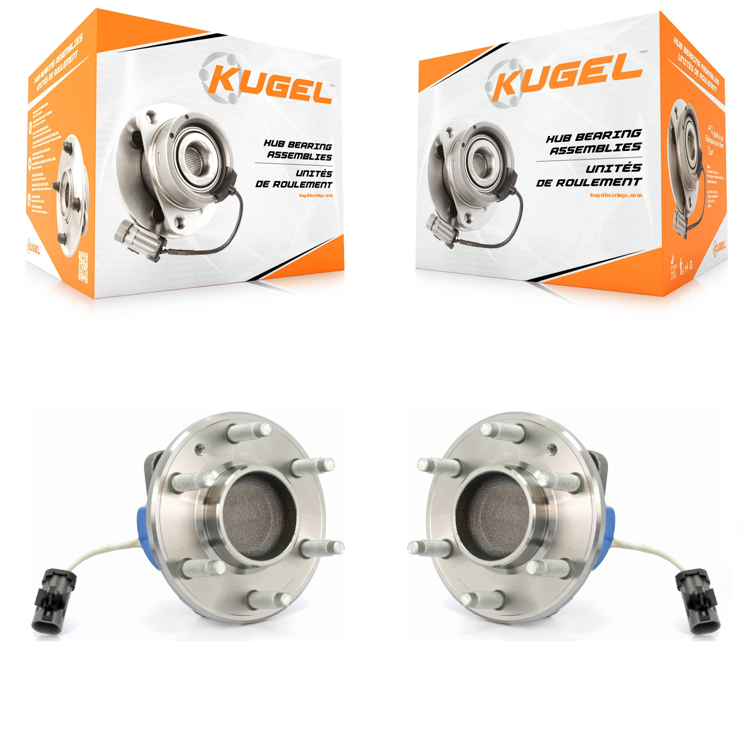 Kugel - K70-100769 - Rear Wheel Bearing and Hub Assembly Kits