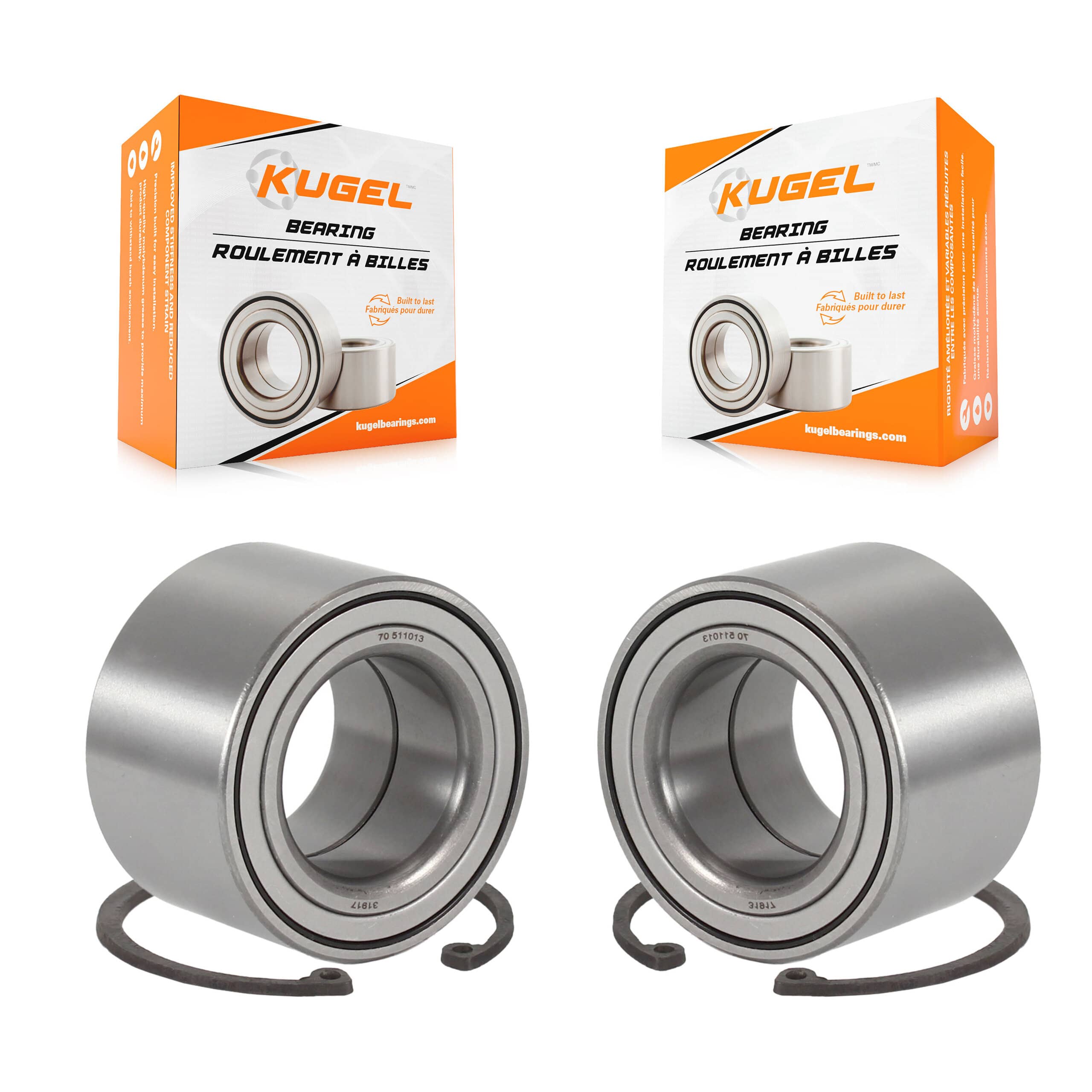 Kugel - K70-101063 - Rear Wheel Bearing Kits