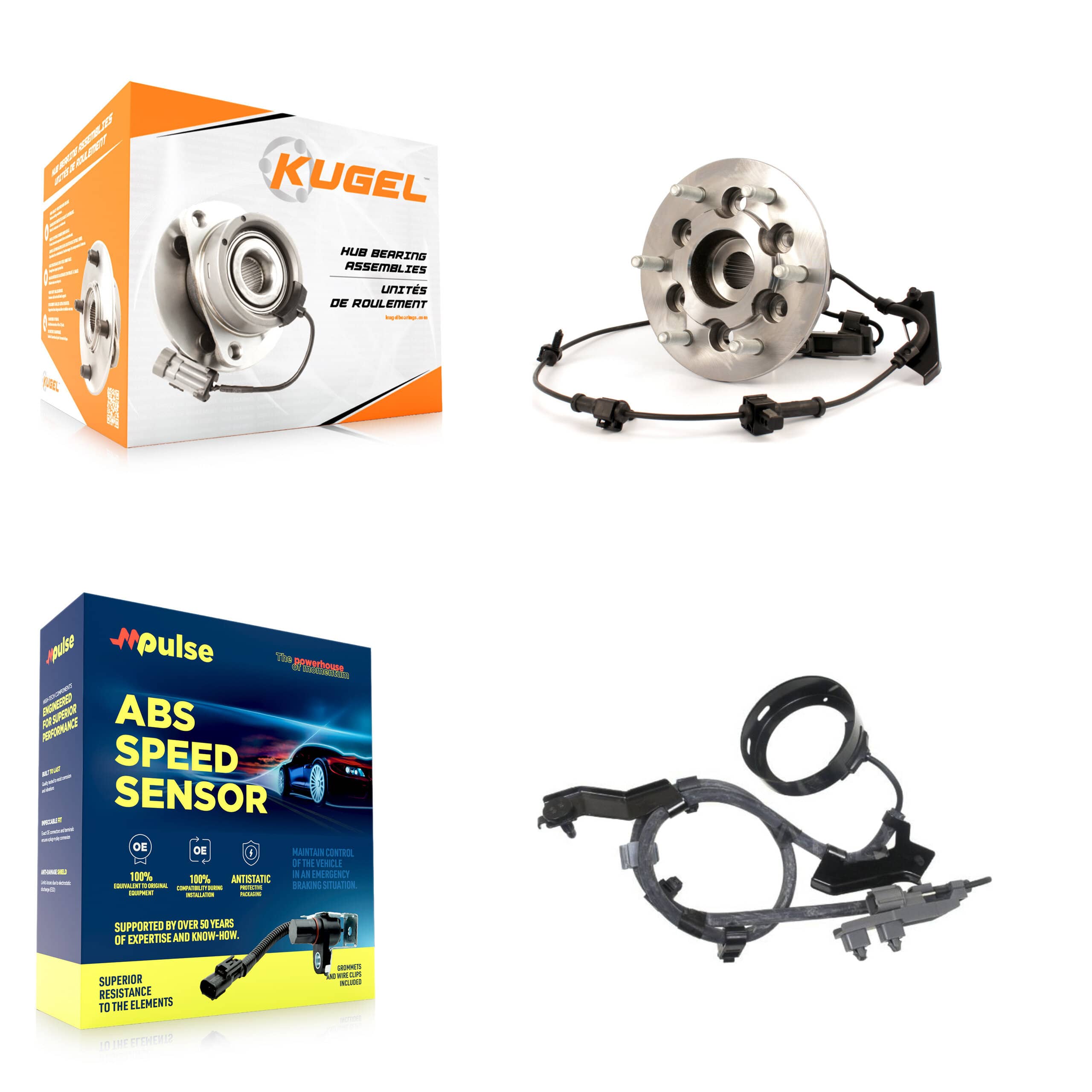 Kugel - K7S-100001 - Front Left Wheel Bearing and Hub Assembly Kits