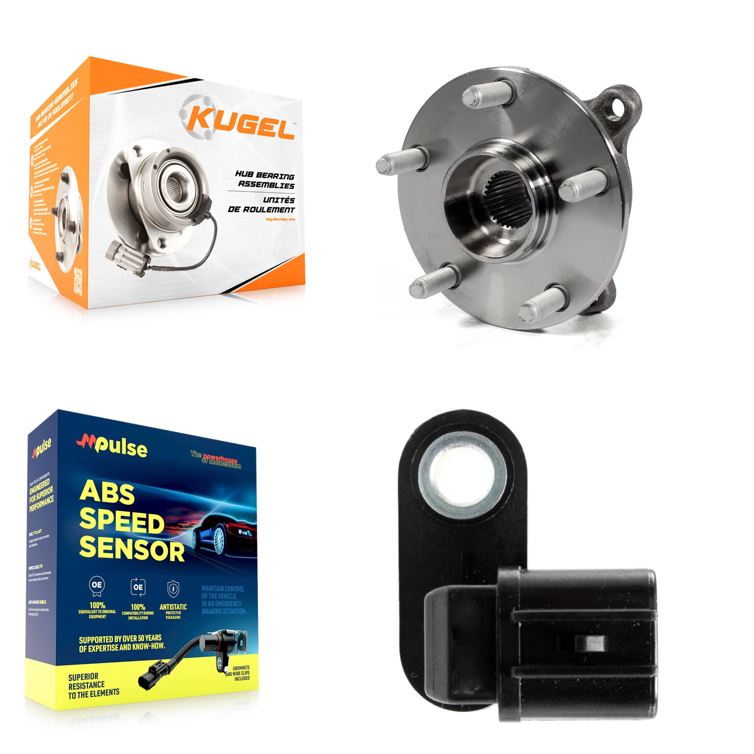 Kugel - K7S-100011 - Front Left Wheel Bearing and Hub Assembly Kits