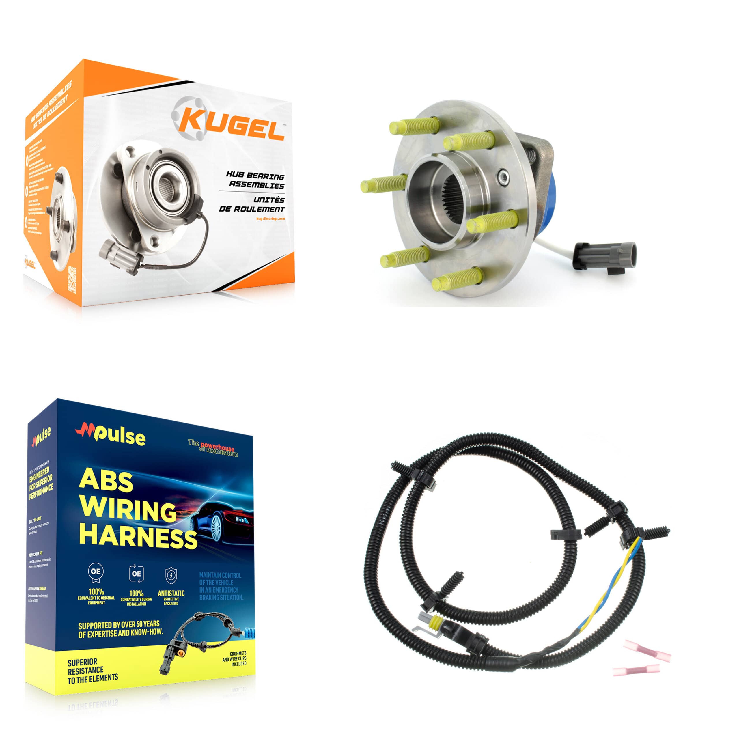 Kugel - K7S-100015 - Front Wheel Bearing and Hub Assembly Kits
