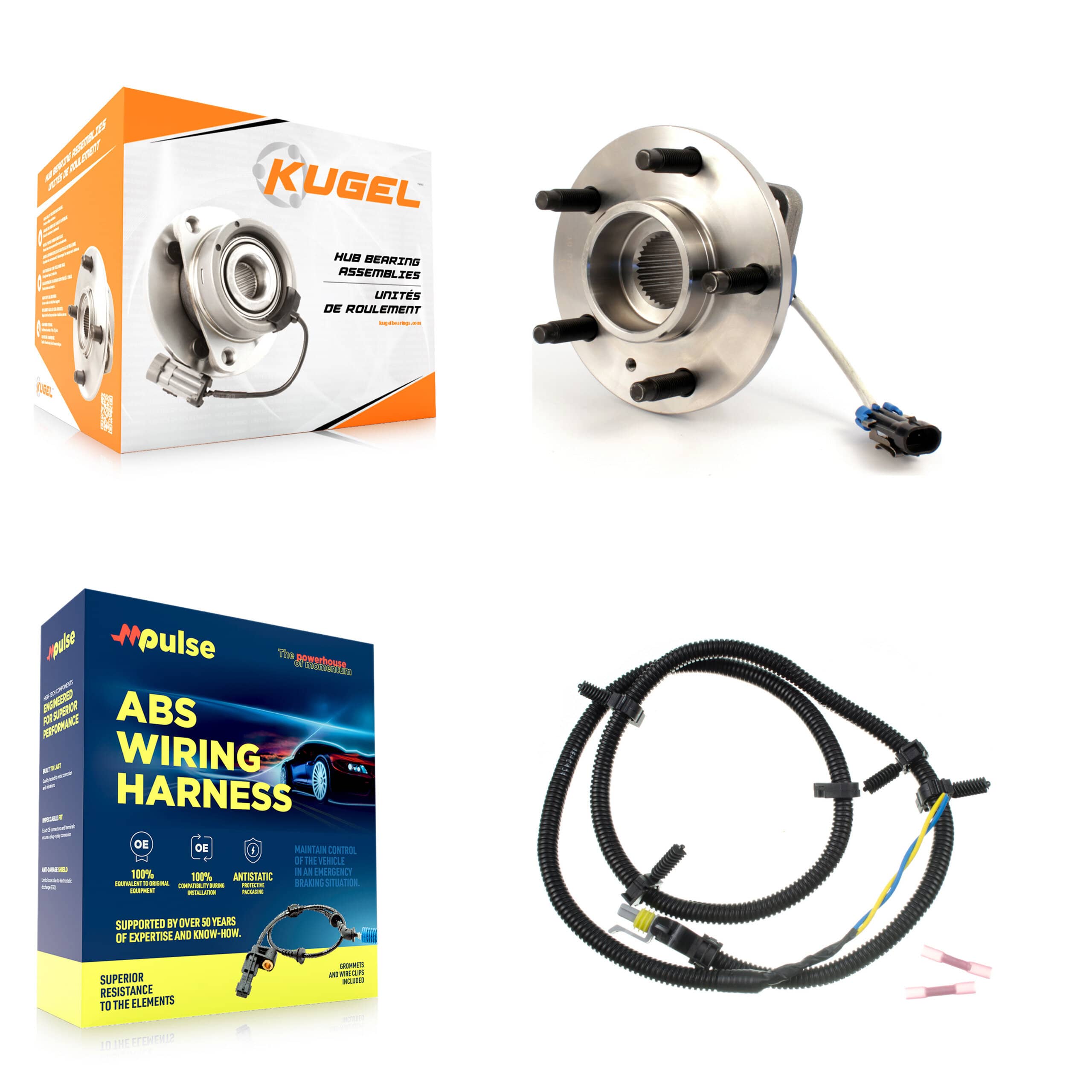 Kugel - K7S-100017 - Front Wheel Bearing and Hub Assembly Kits