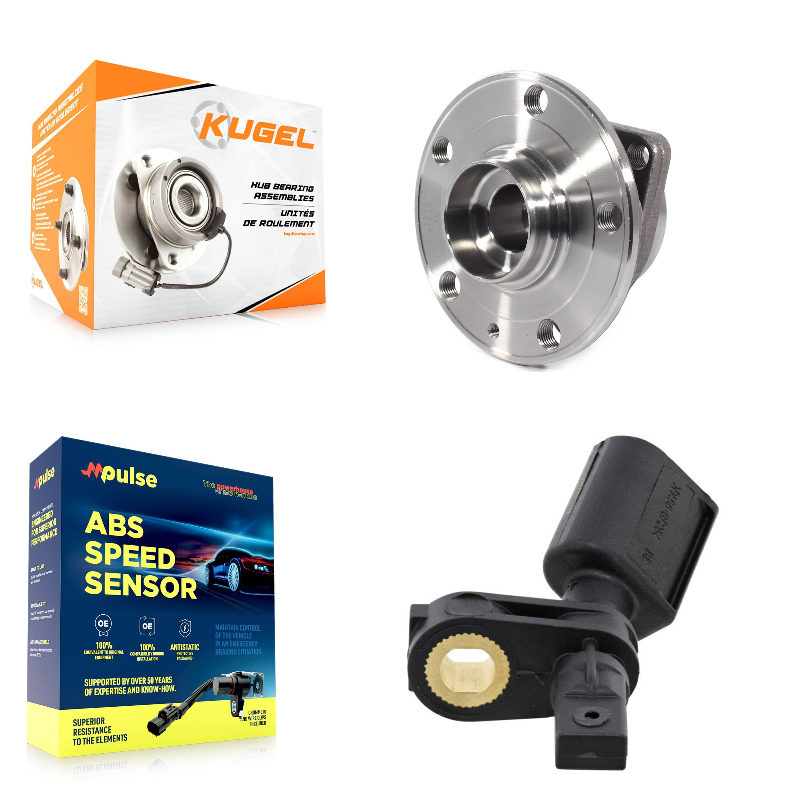 Kugel - K7S-100025 - Front Wheel Bearing and Hub Assembly Kits
